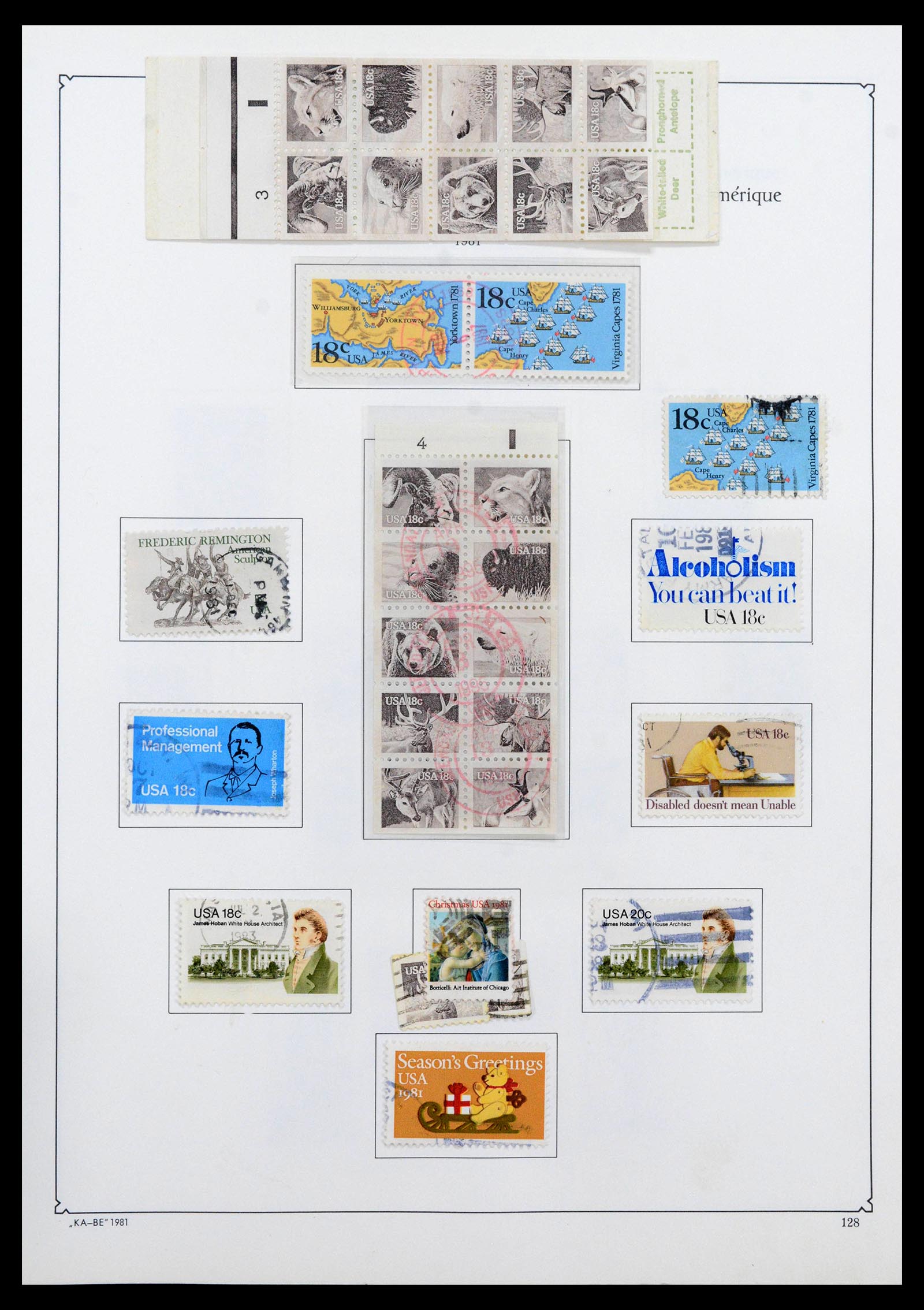 39444 0157 - Postzegelverzameling 39444 USA 1861-2008.