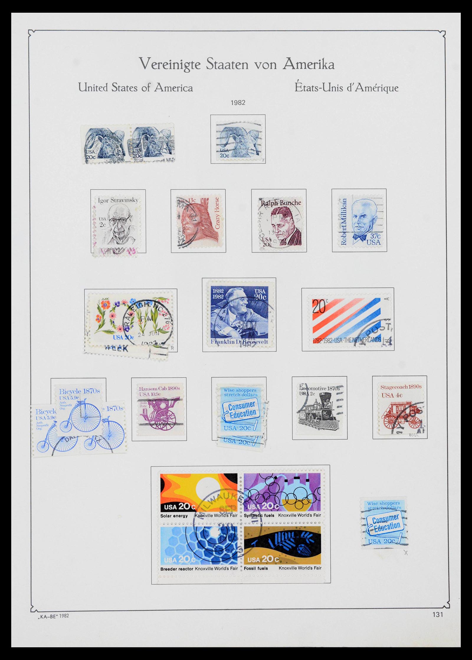 39444 0160 - Postzegelverzameling 39444 USA 1861-2008.