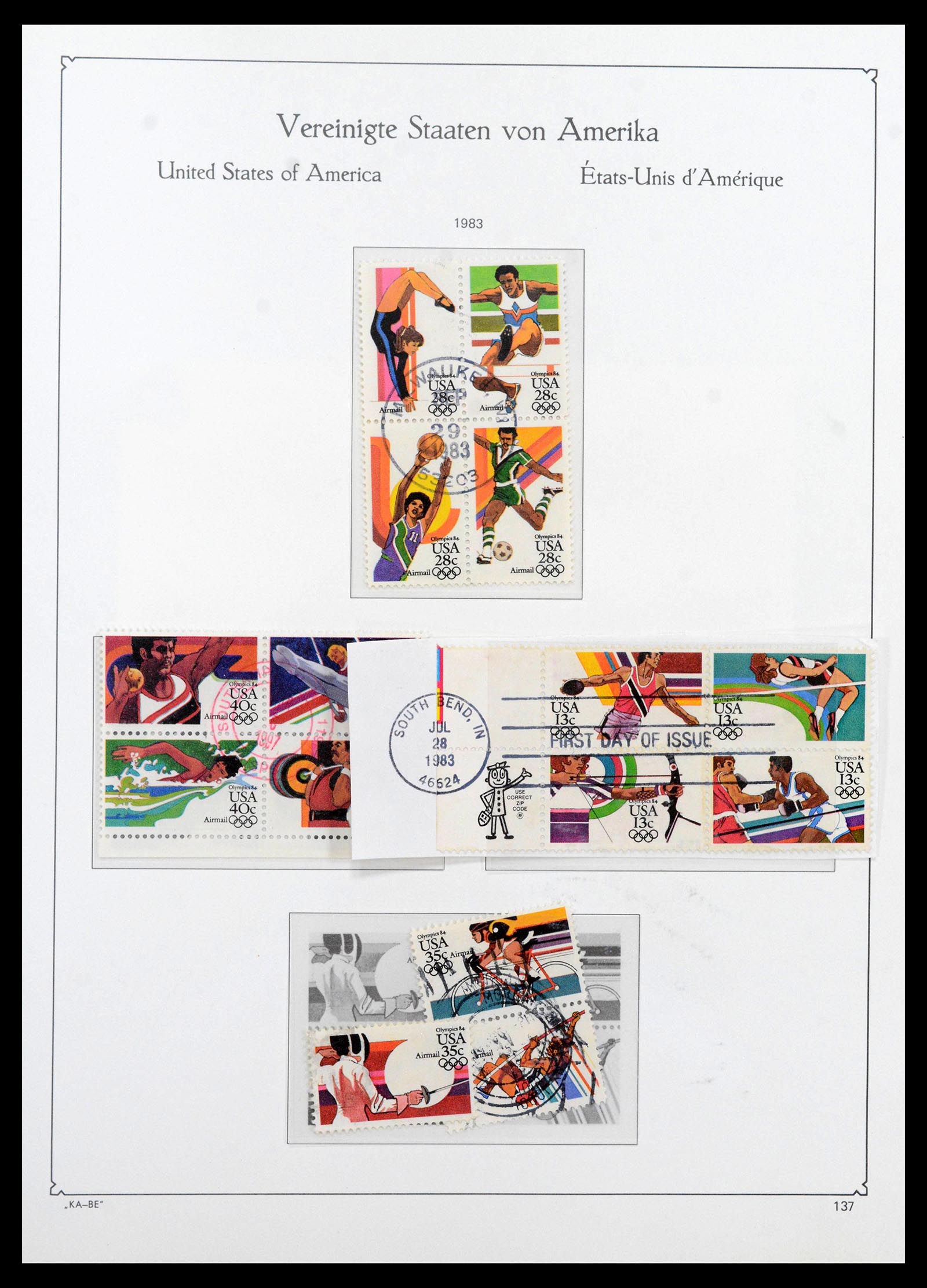 39444 0167 - Postzegelverzameling 39444 USA 1861-2008.