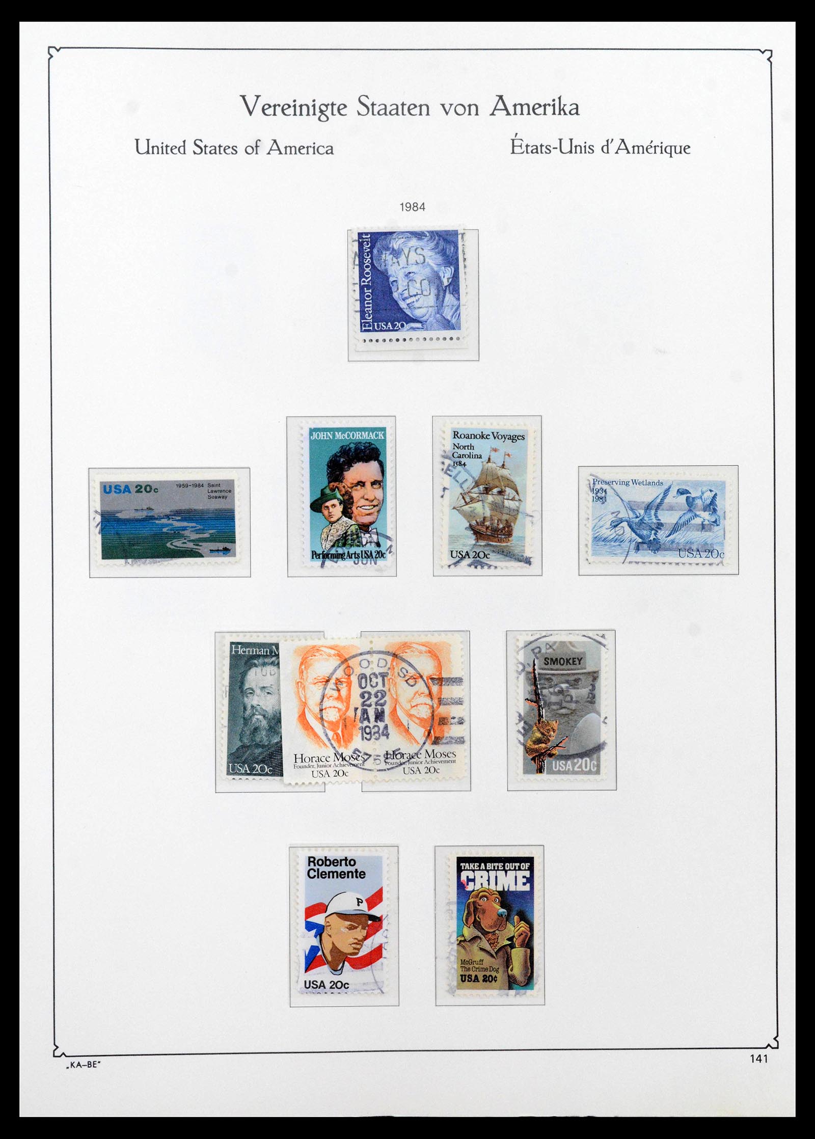 39444 0172 - Postzegelverzameling 39444 USA 1861-2008.