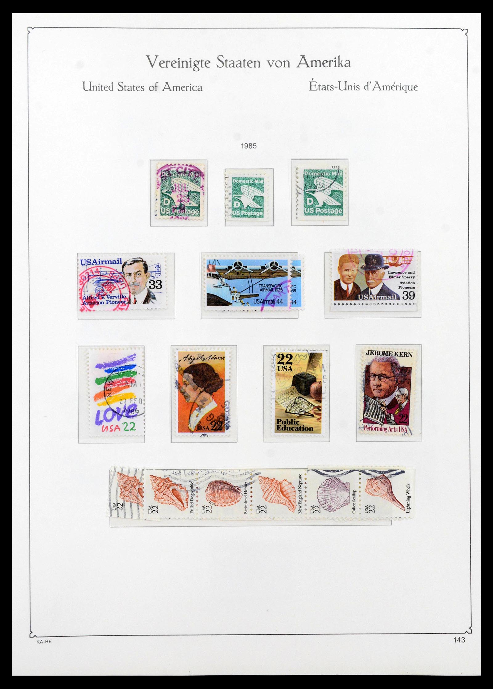 39444 0174 - Postzegelverzameling 39444 USA 1861-2008.