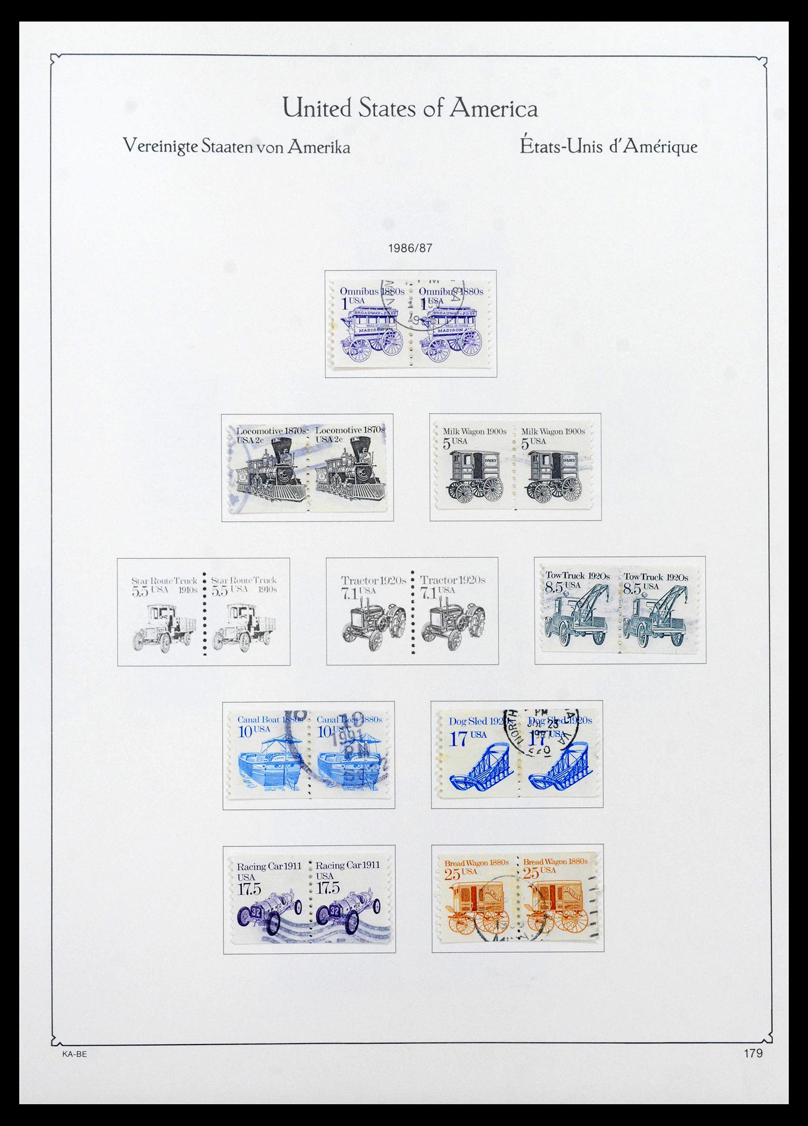 39444 0188 - Postzegelverzameling 39444 USA 1861-2008.