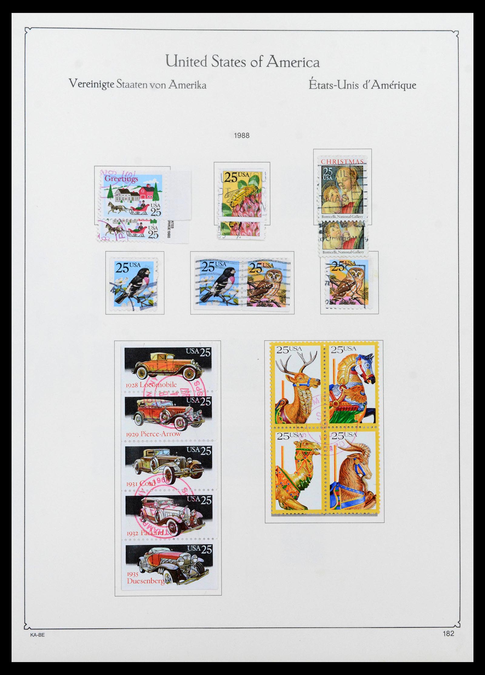 39444 0191 - Postzegelverzameling 39444 USA 1861-2008.