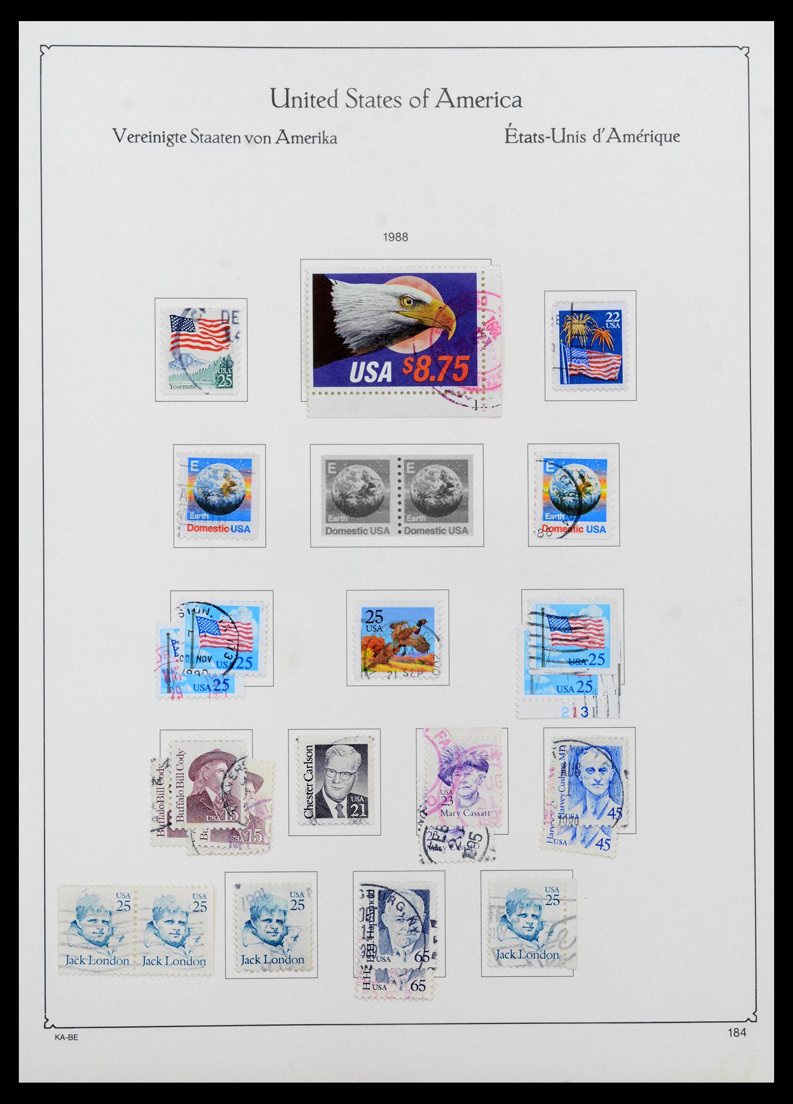 39444 0192 - Postzegelverzameling 39444 USA 1861-2008.