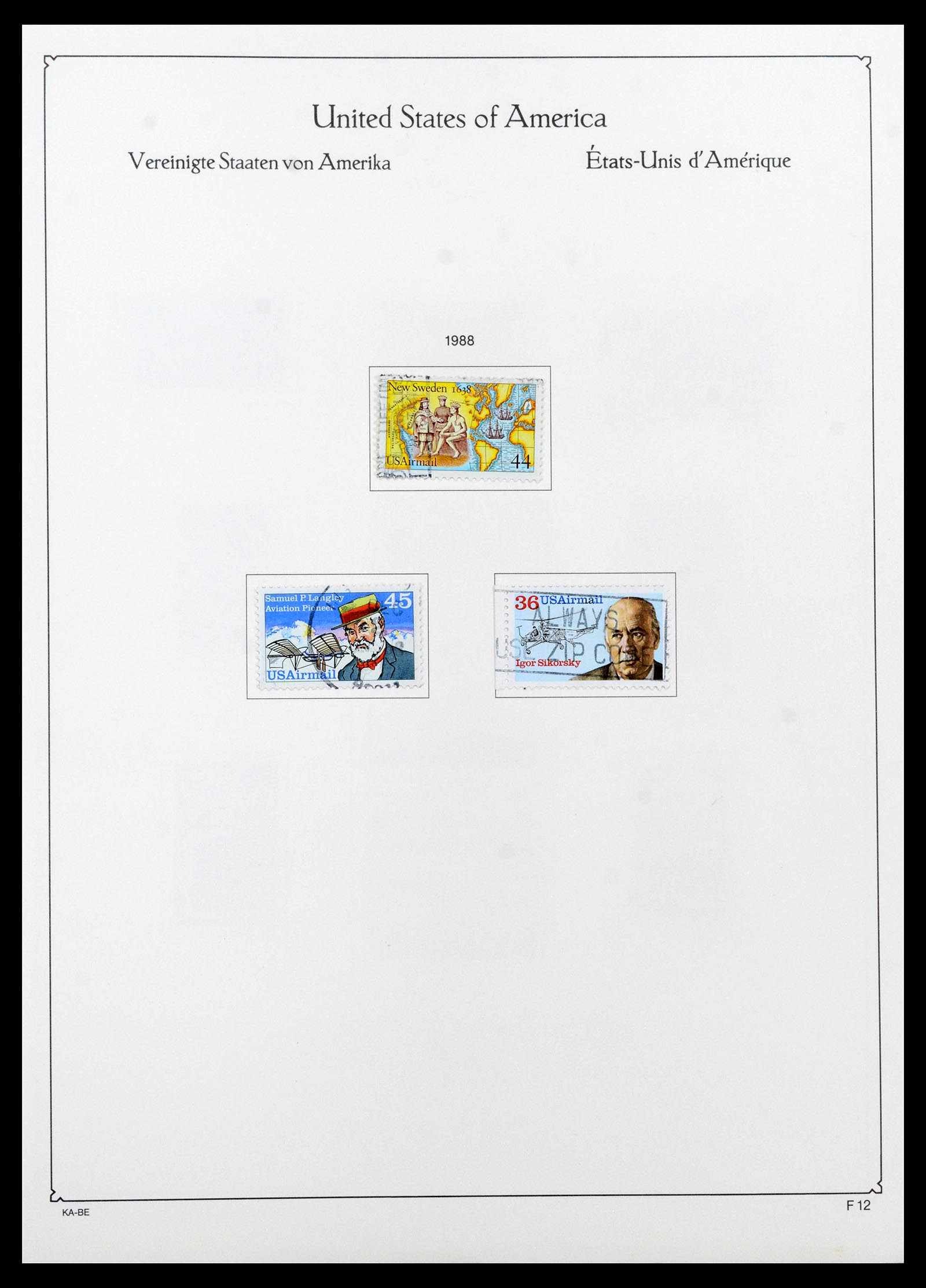 39444 0193 - Postzegelverzameling 39444 USA 1861-2008.