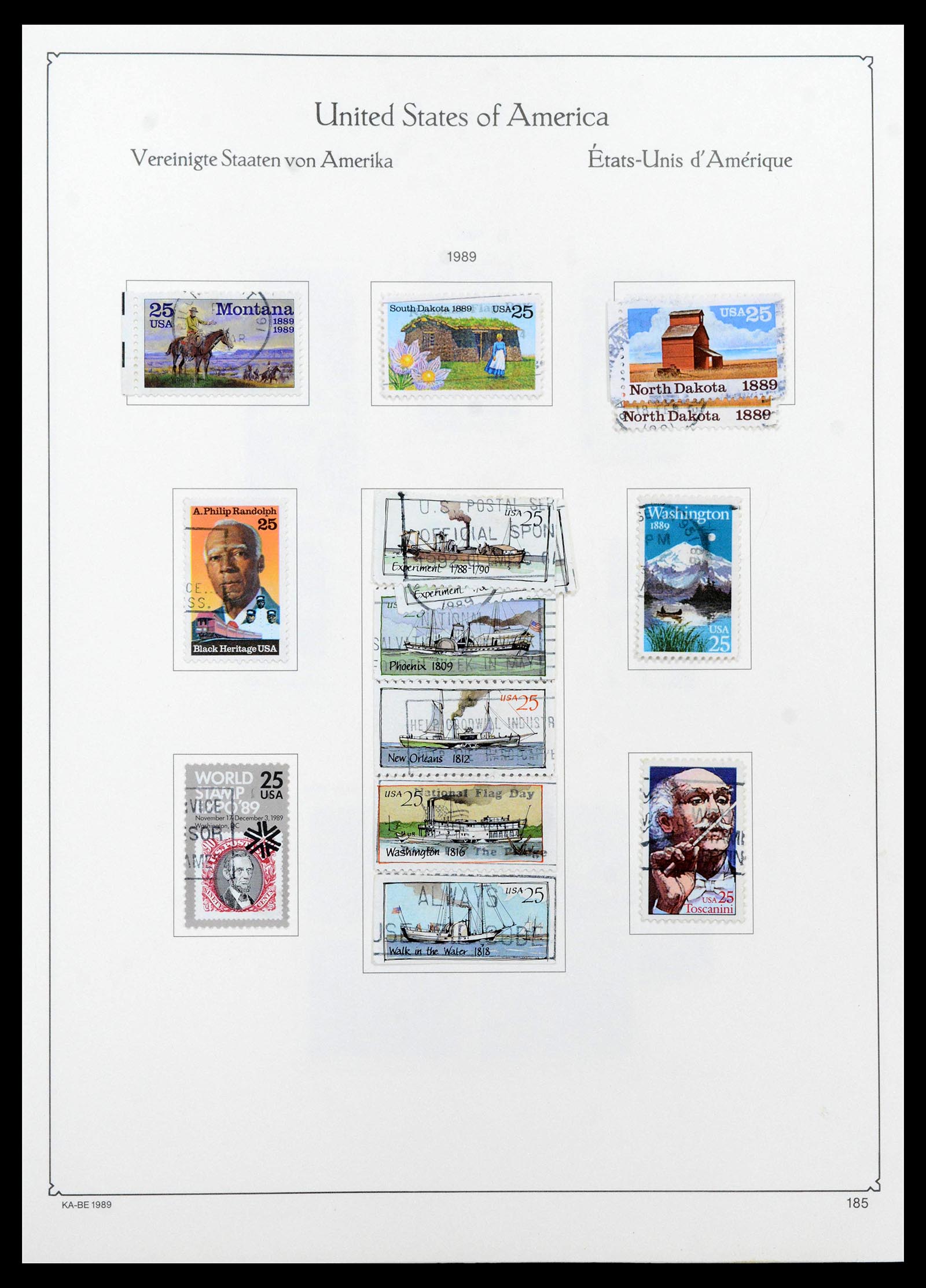 39444 0194 - Postzegelverzameling 39444 USA 1861-2008.