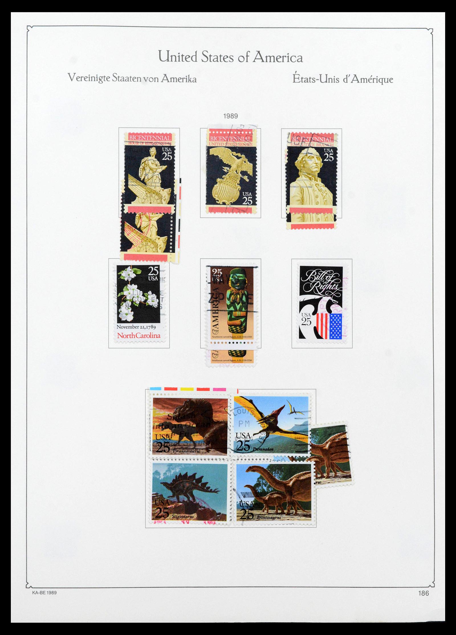 39444 0195 - Postzegelverzameling 39444 USA 1861-2008.