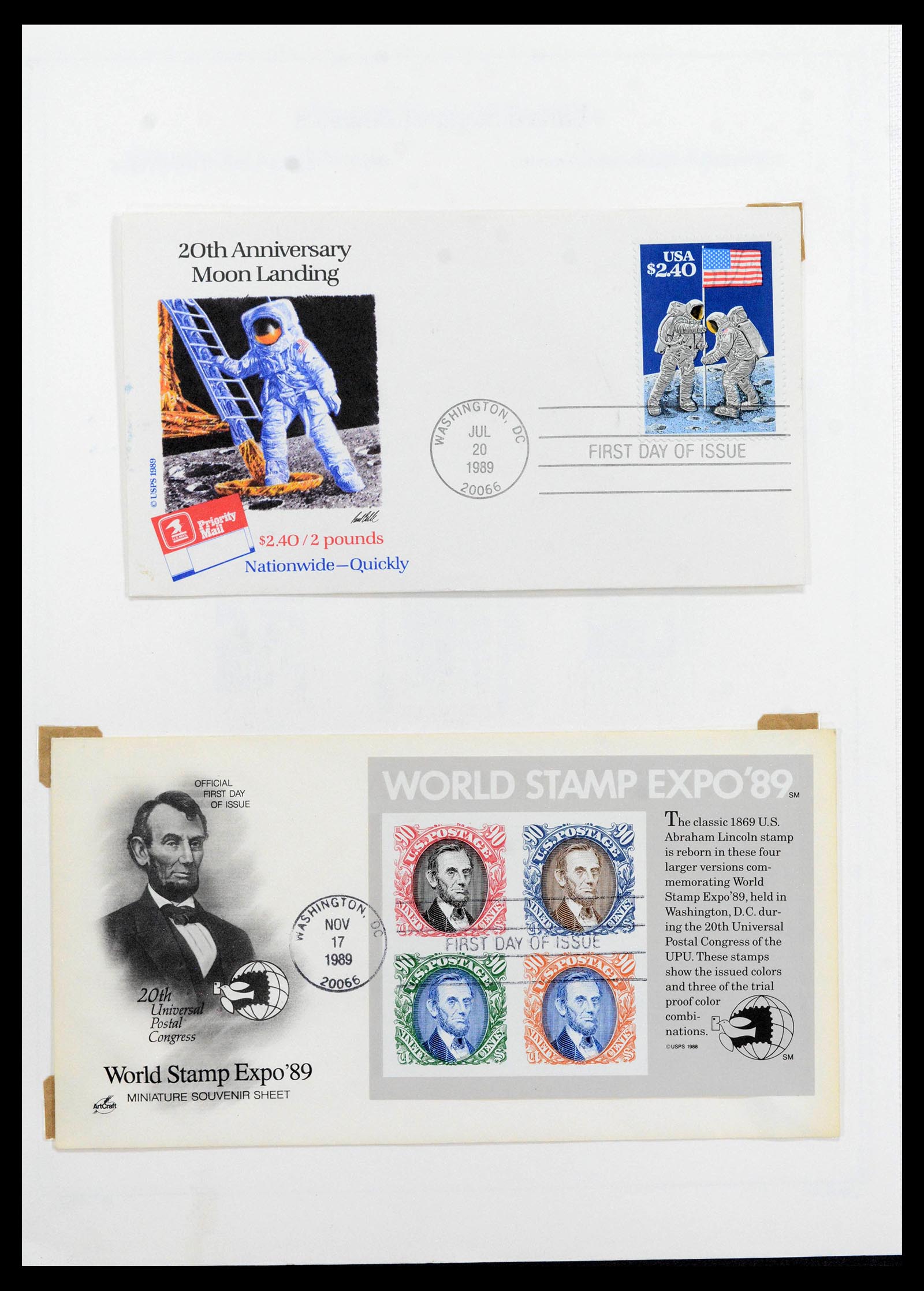 39444 0196 - Postzegelverzameling 39444 USA 1861-2008.