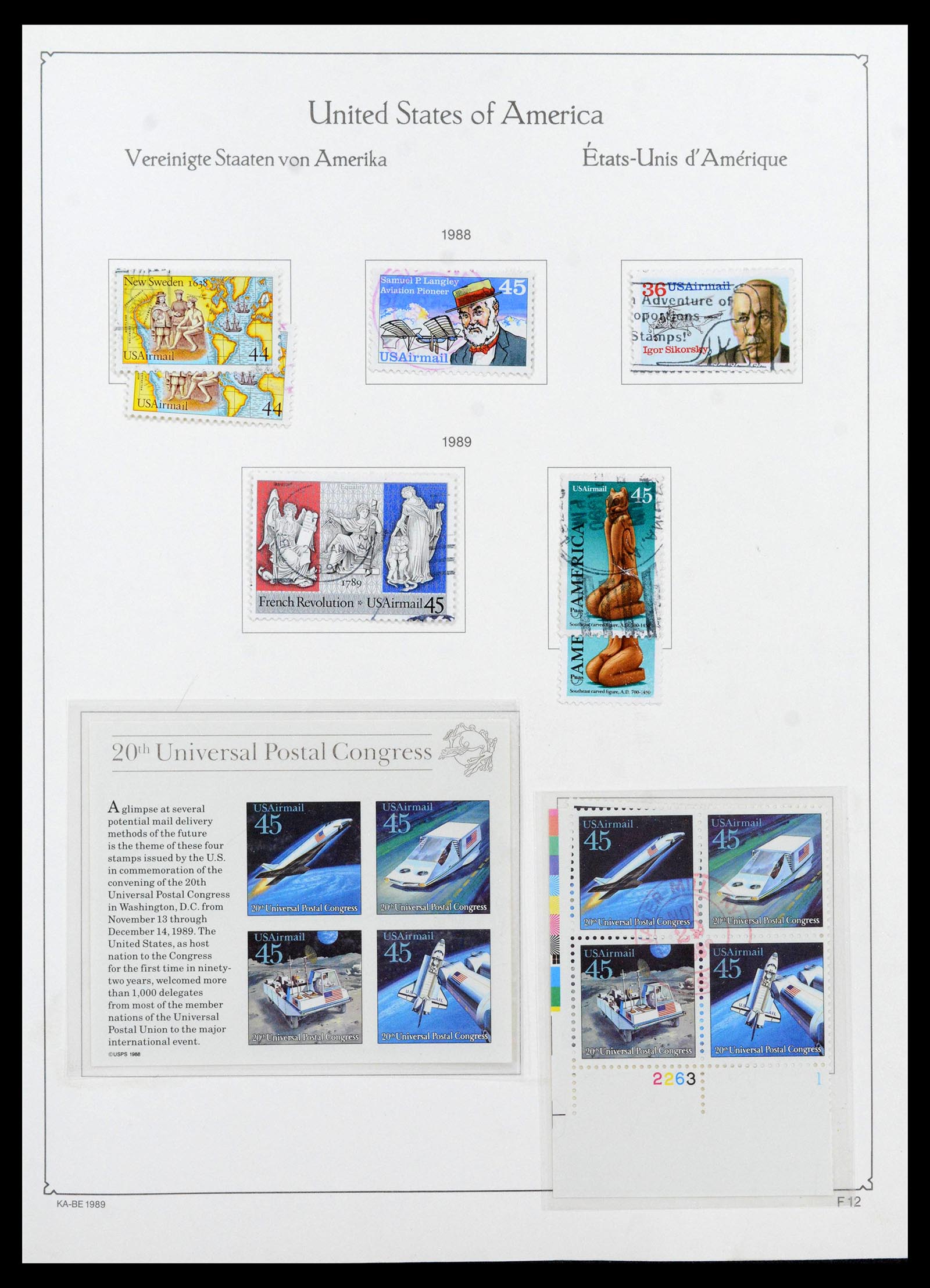 39444 0199 - Postzegelverzameling 39444 USA 1861-2008.