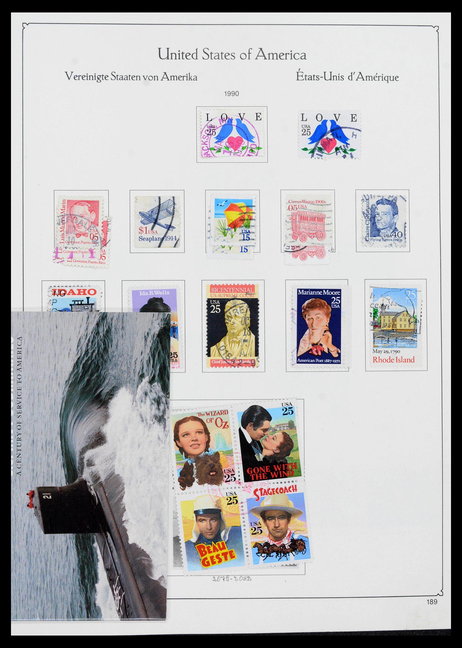 39444 0201 - Postzegelverzameling 39444 USA 1861-2008.