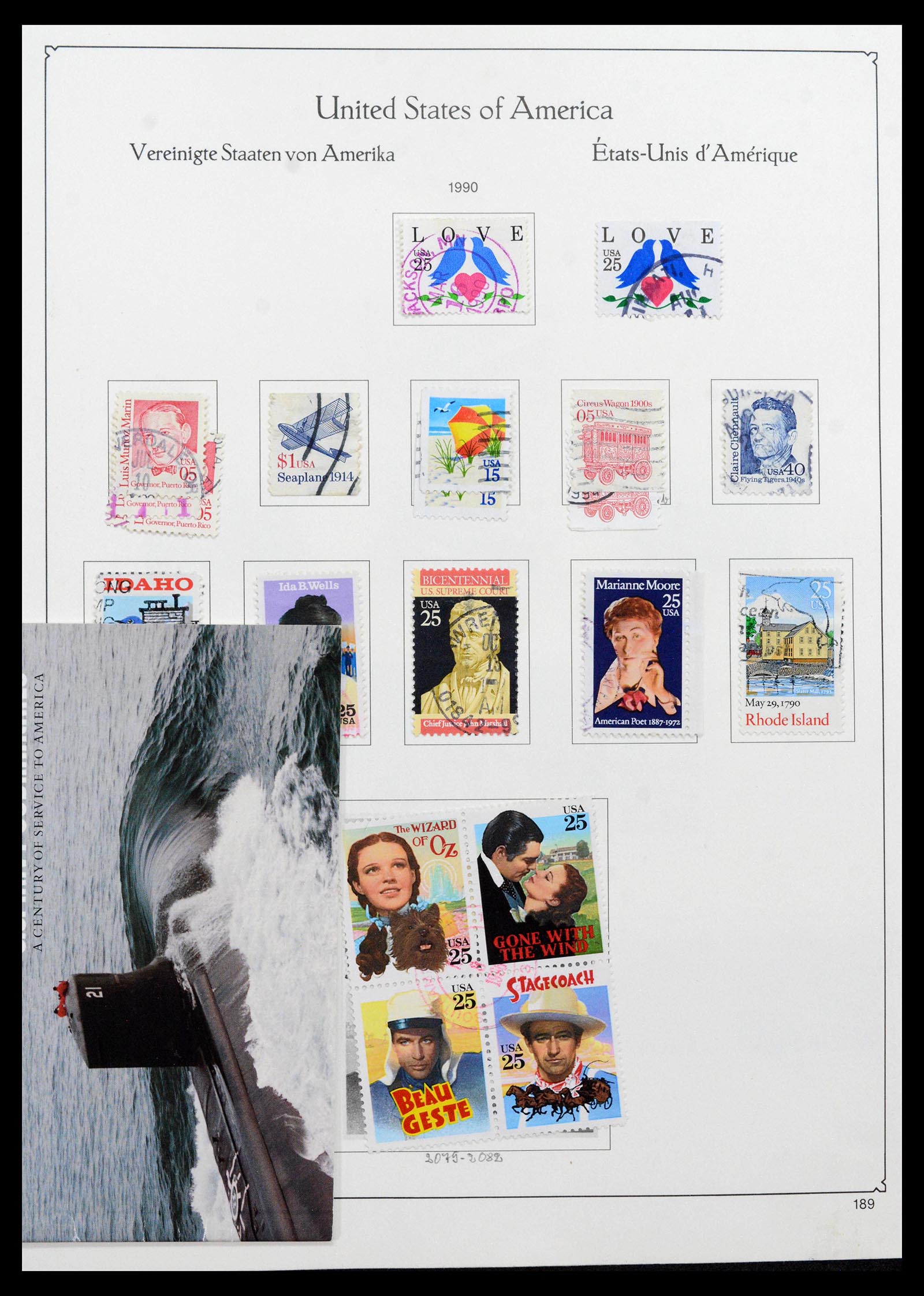 39444 0202 - Postzegelverzameling 39444 USA 1861-2008.