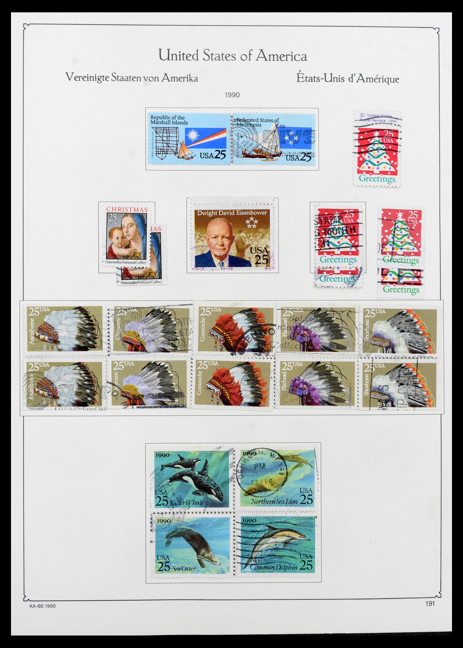 39444 0204 - Postzegelverzameling 39444 USA 1861-2008.