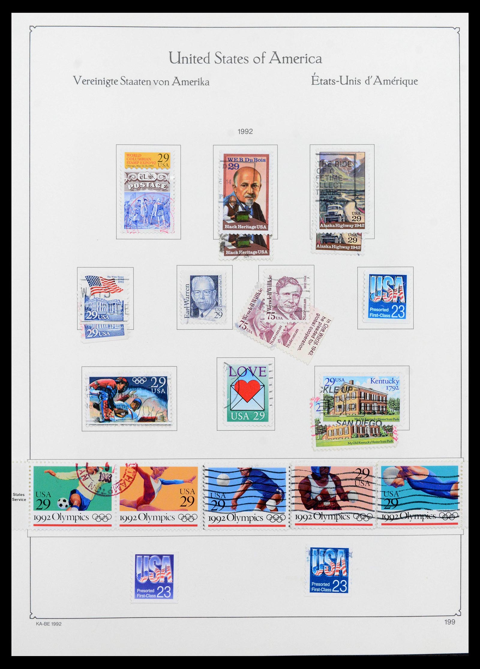 39444 0213 - Postzegelverzameling 39444 USA 1861-2008.