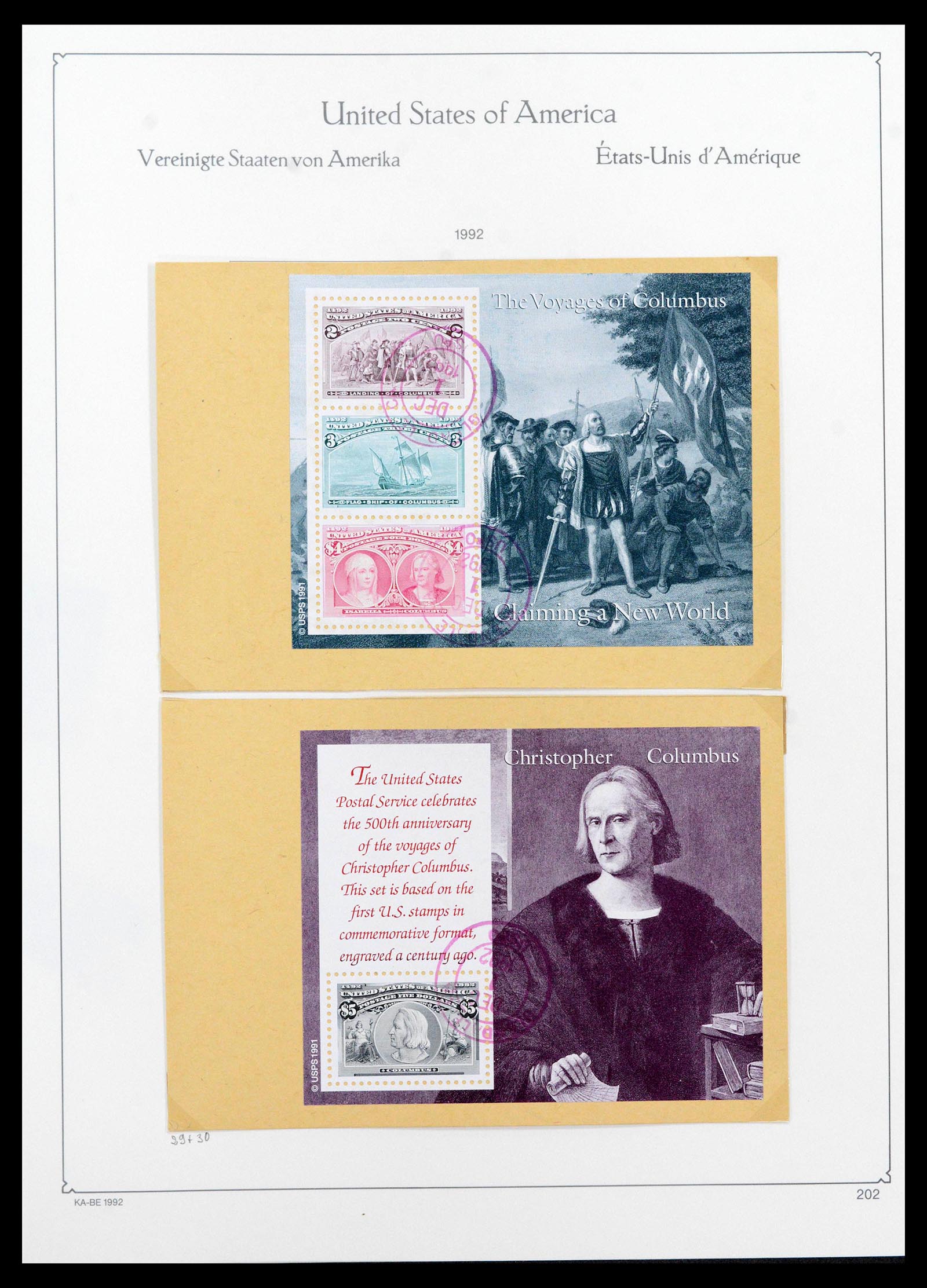 39444 0216 - Postzegelverzameling 39444 USA 1861-2008.