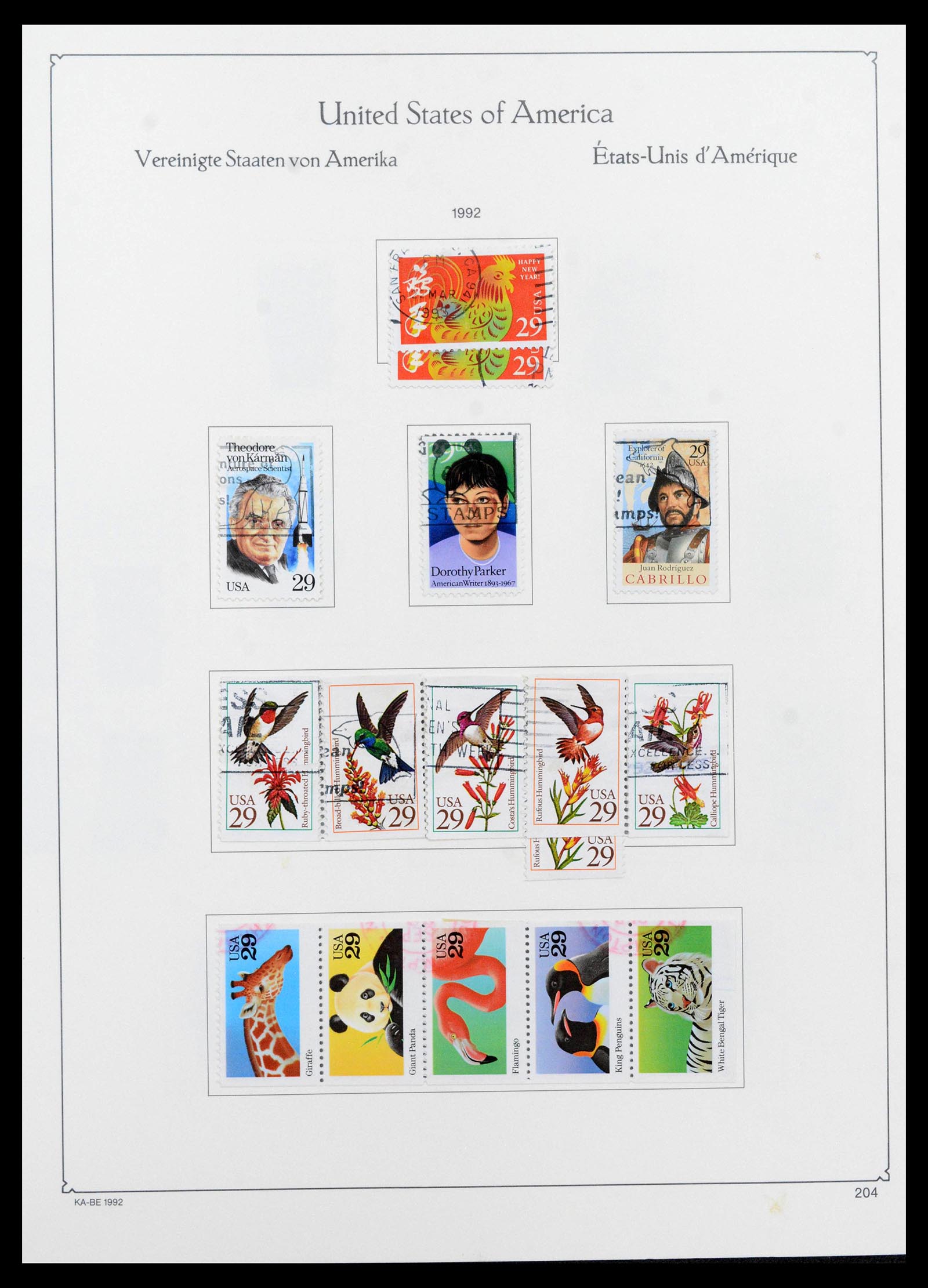 39444 0218 - Postzegelverzameling 39444 USA 1861-2008.