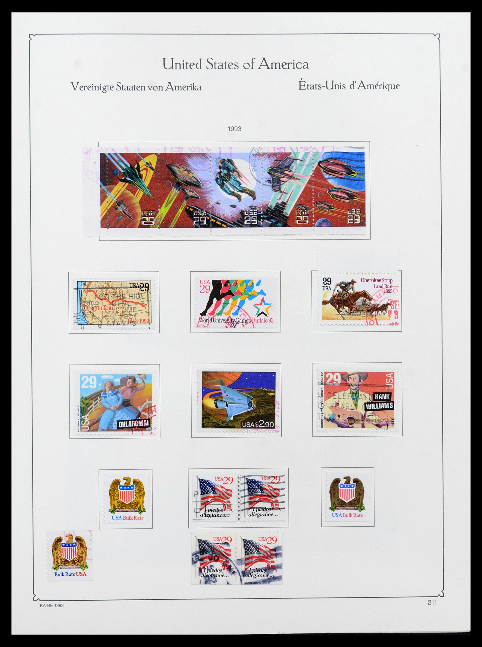 39444 0225 - Postzegelverzameling 39444 USA 1861-2008.