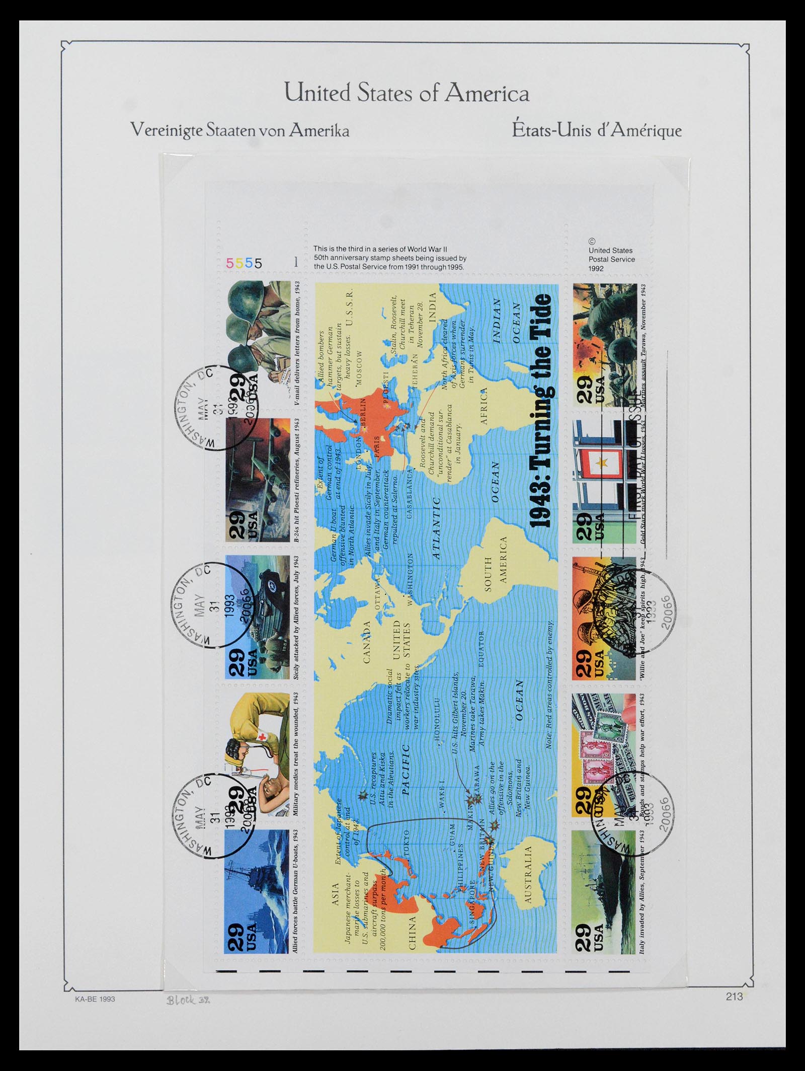 39444 0227 - Postzegelverzameling 39444 USA 1861-2008.