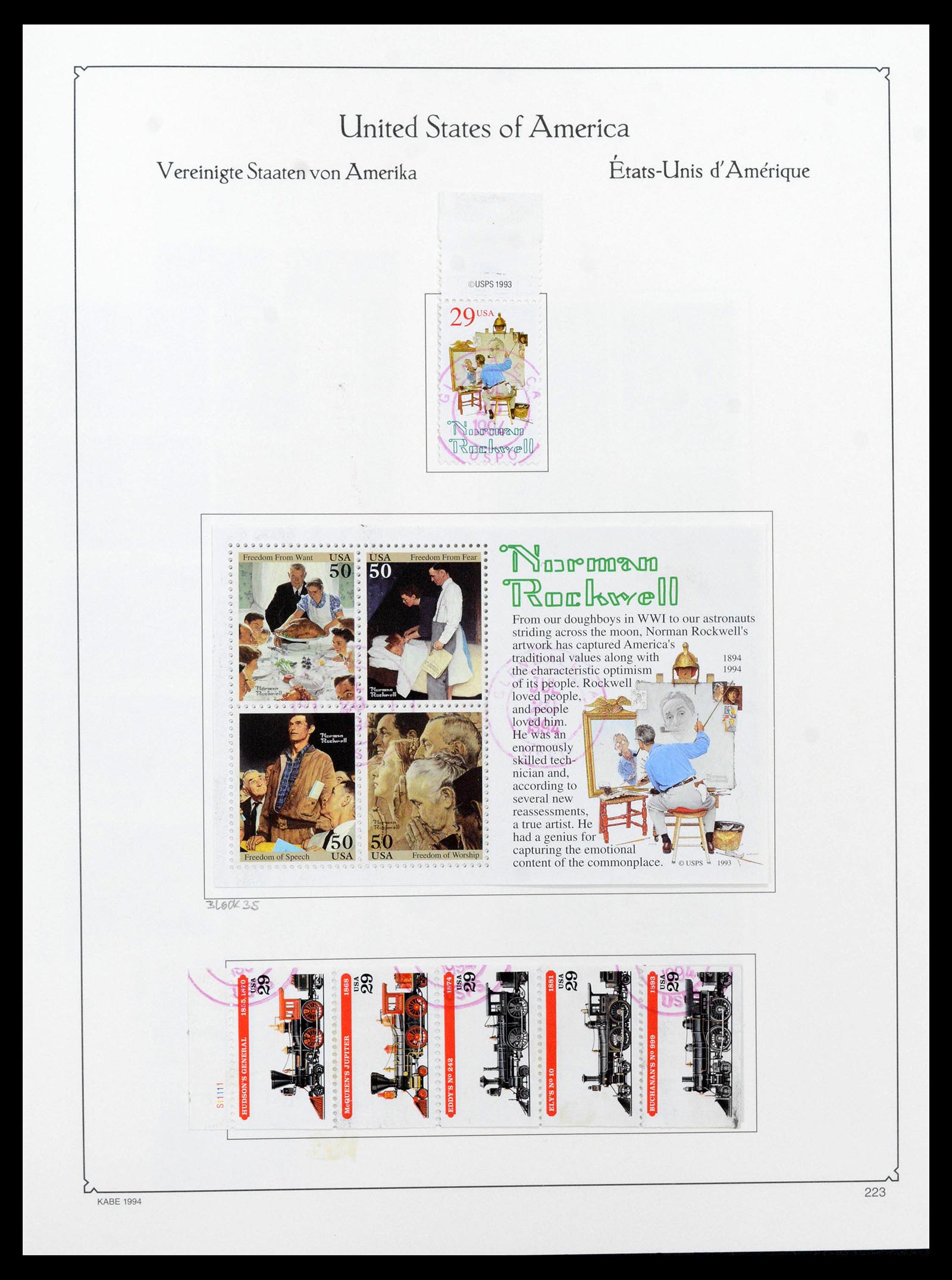 39444 0240 - Postzegelverzameling 39444 USA 1861-2008.