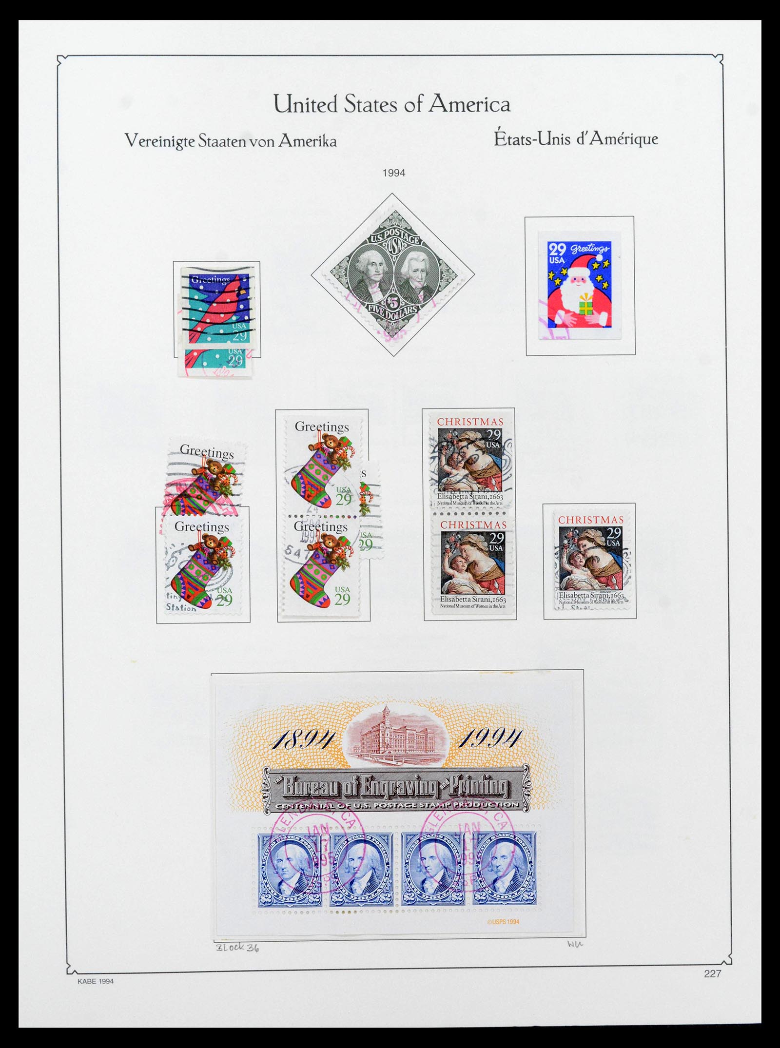 39444 0244 - Postzegelverzameling 39444 USA 1861-2008.