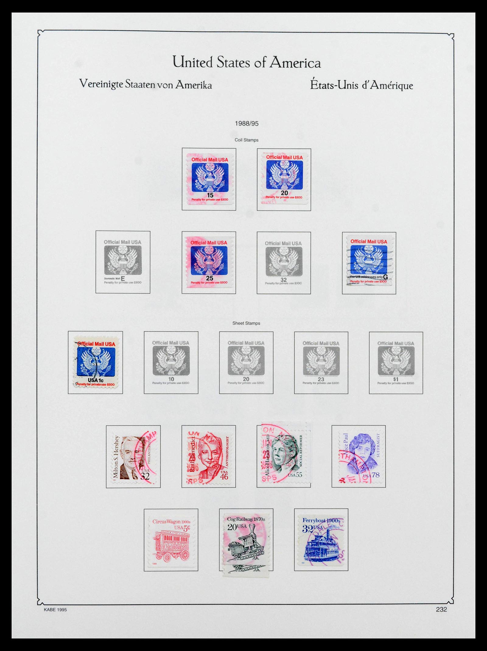 39444 0250 - Postzegelverzameling 39444 USA 1861-2008.