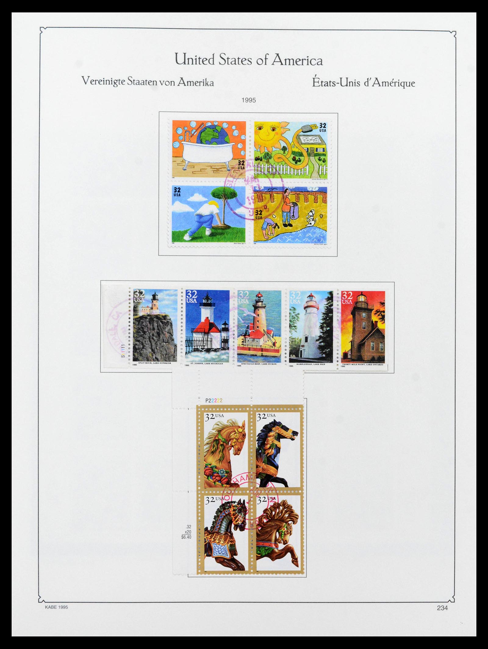 39444 0253 - Postzegelverzameling 39444 USA 1861-2008.