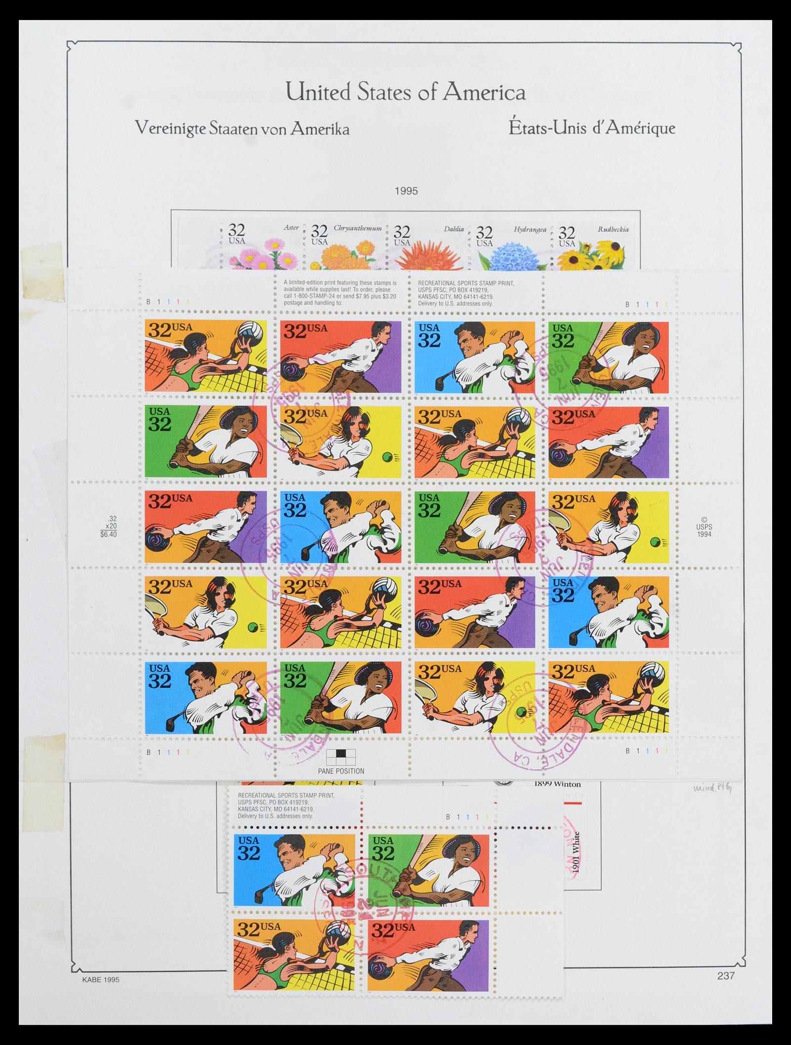 39444 0256 - Postzegelverzameling 39444 USA 1861-2008.