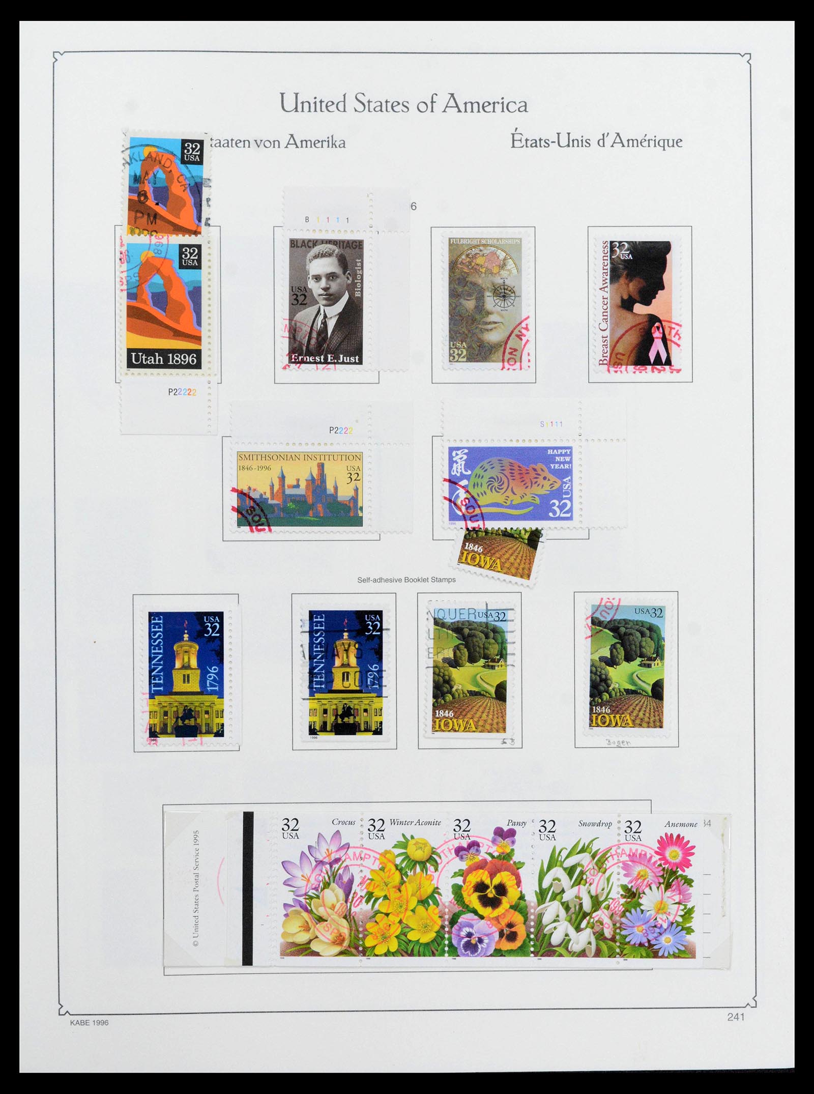 39444 0262 - Postzegelverzameling 39444 USA 1861-2008.