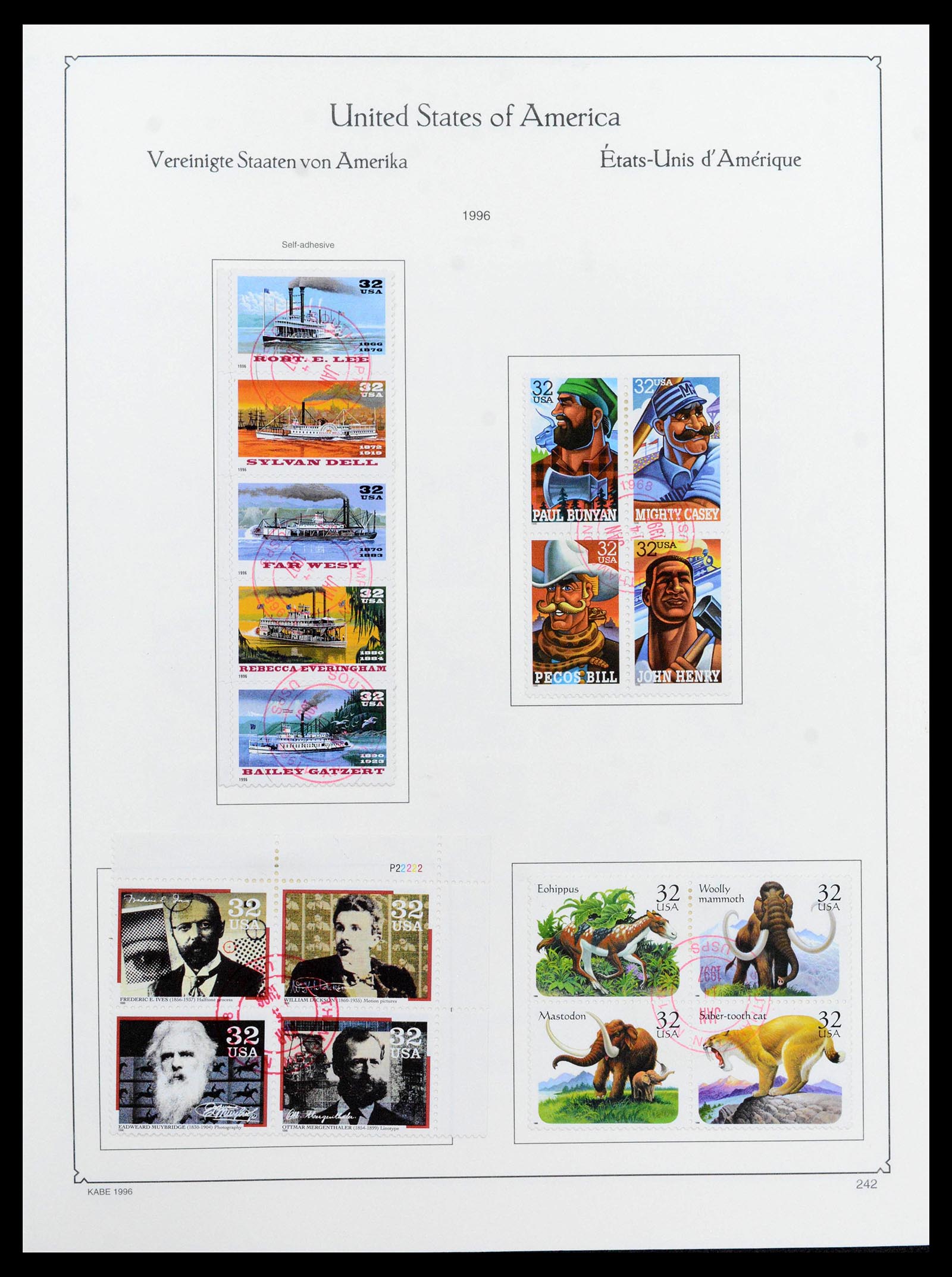 39444 0263 - Postzegelverzameling 39444 USA 1861-2008.