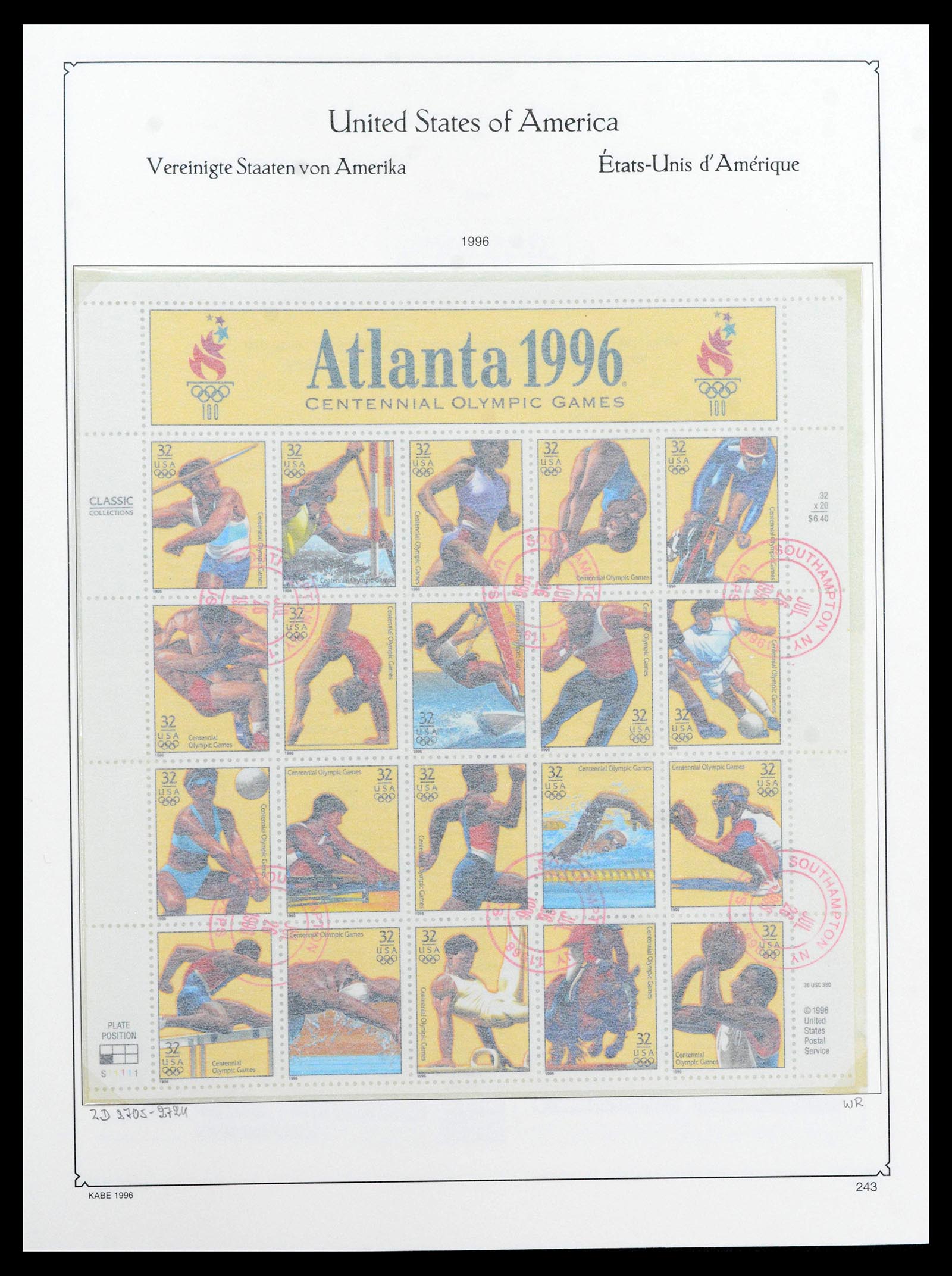 39444 0264 - Postzegelverzameling 39444 USA 1861-2008.