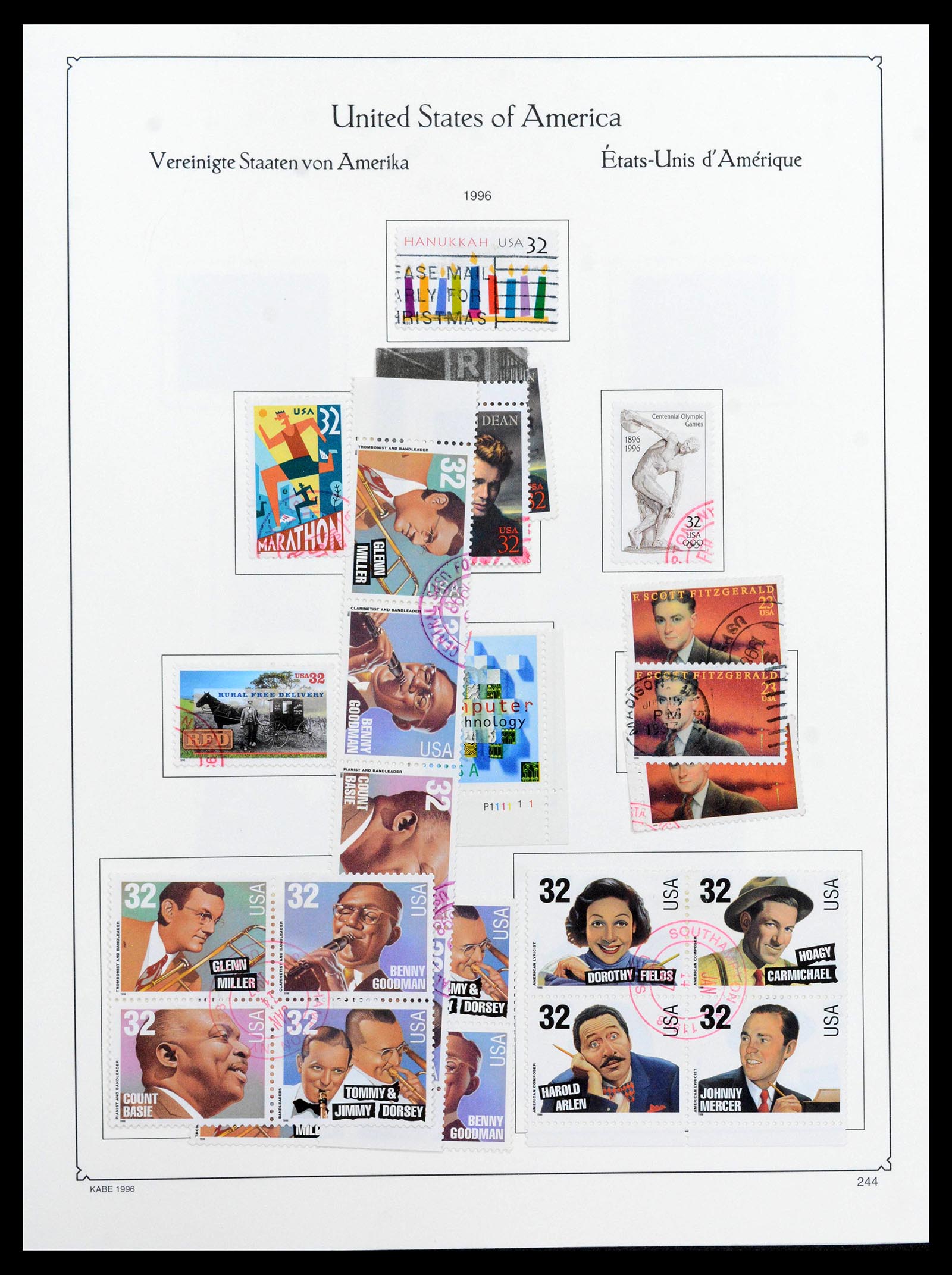 39444 0265 - Postzegelverzameling 39444 USA 1861-2008.