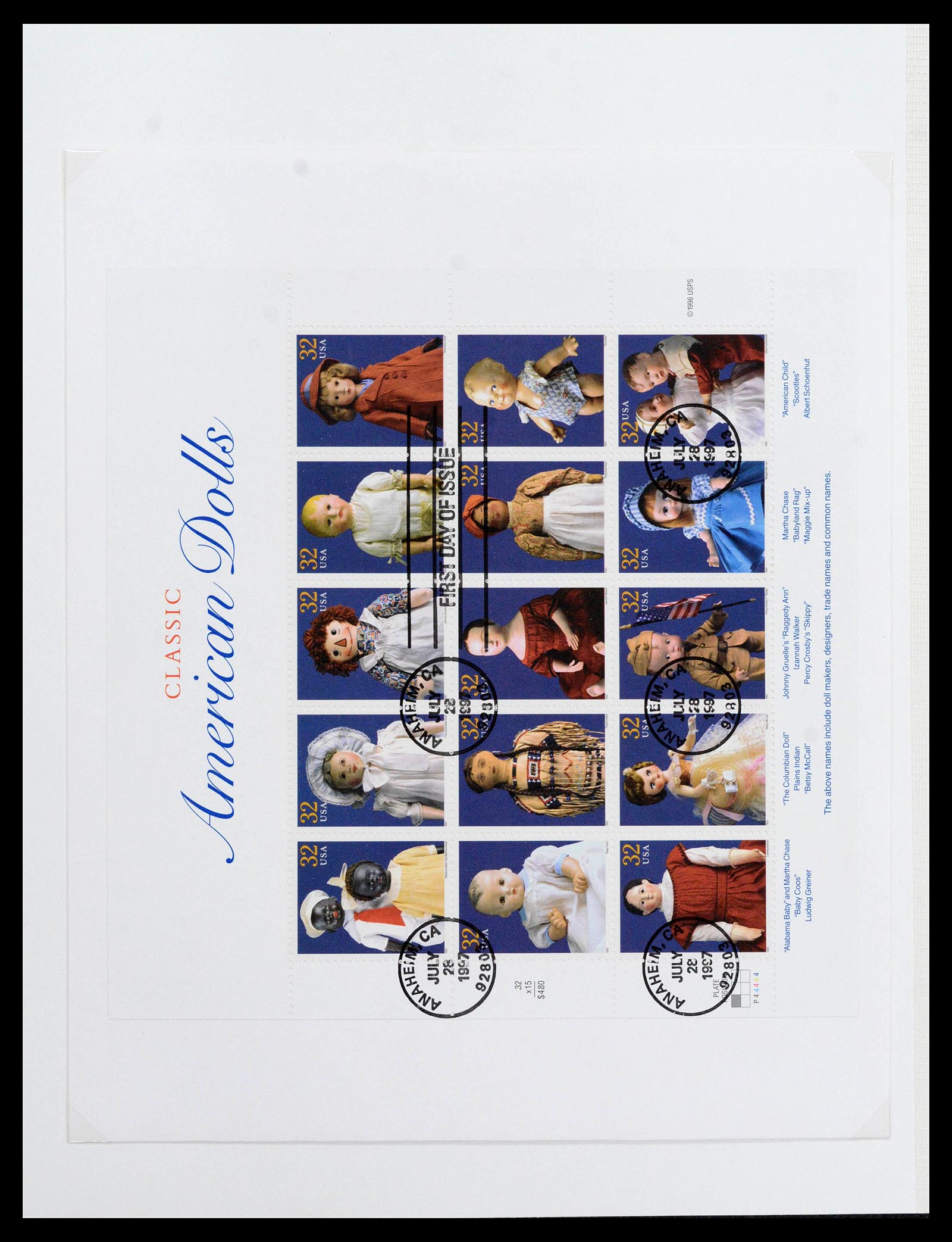 39444 0280 - Postzegelverzameling 39444 USA 1861-2008.