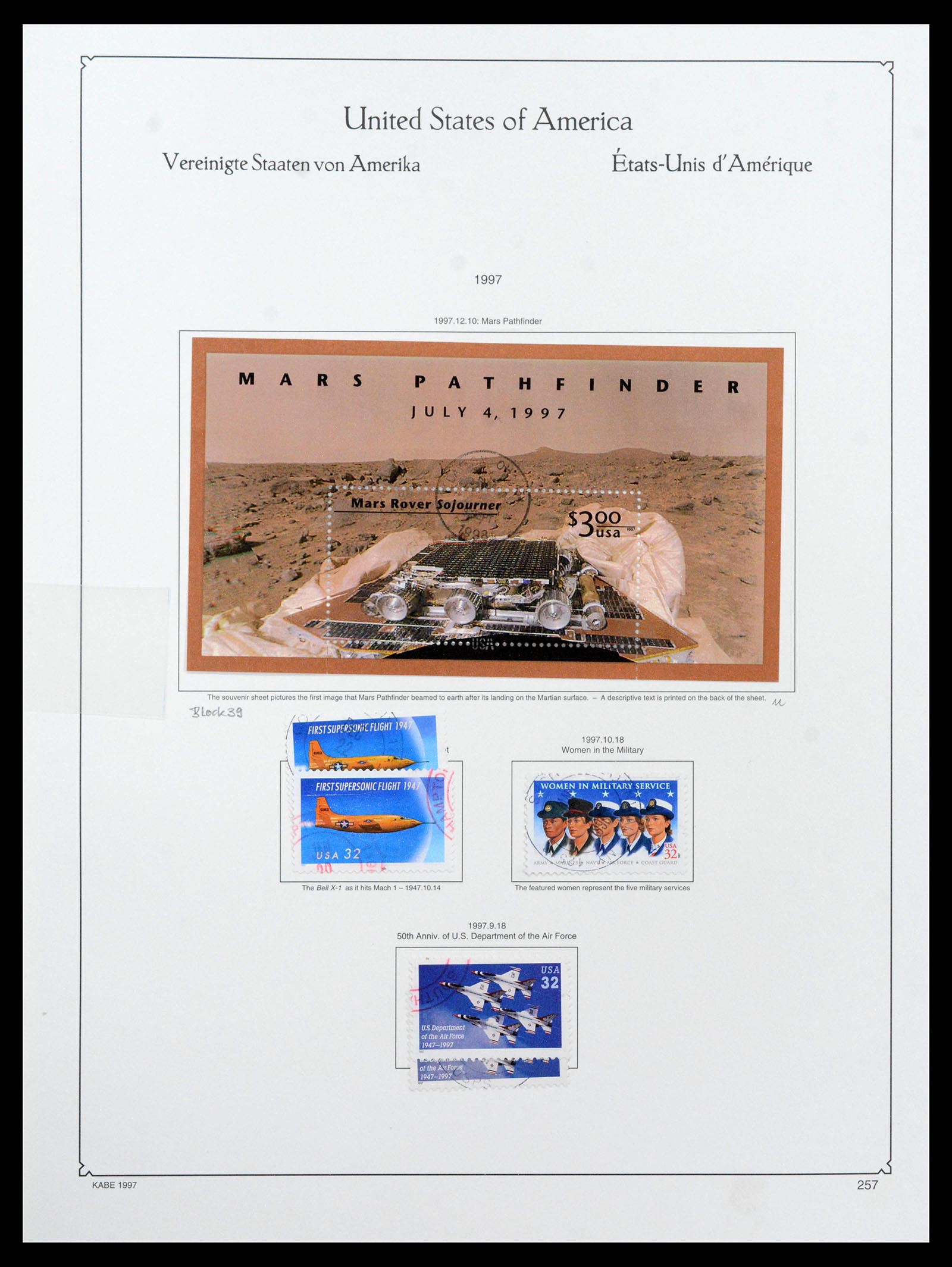 39444 0285 - Postzegelverzameling 39444 USA 1861-2008.