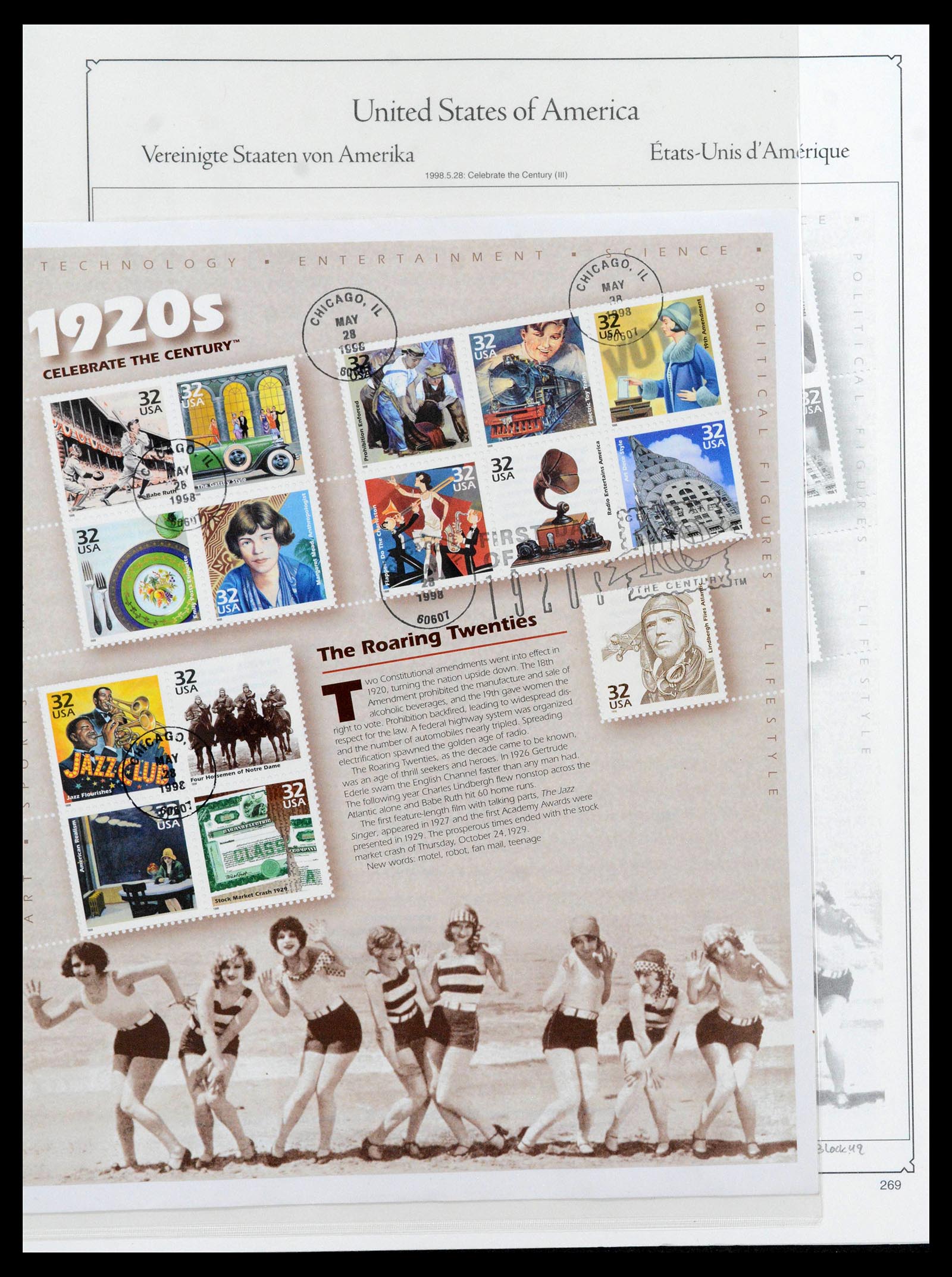 39444 0297 - Postzegelverzameling 39444 USA 1861-2008.