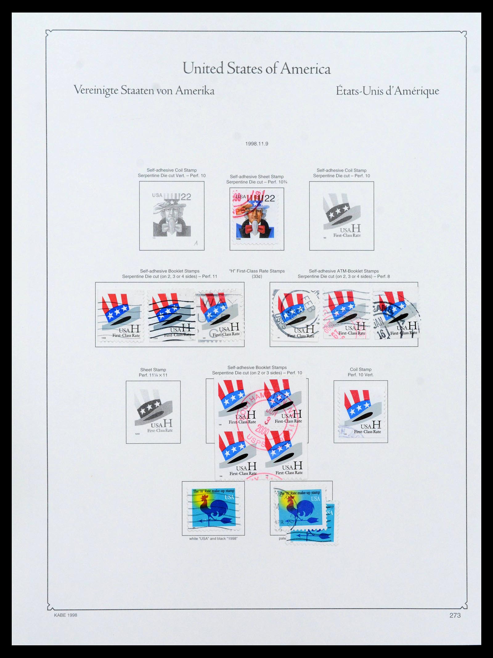 39444 0301 - Postzegelverzameling 39444 USA 1861-2008.