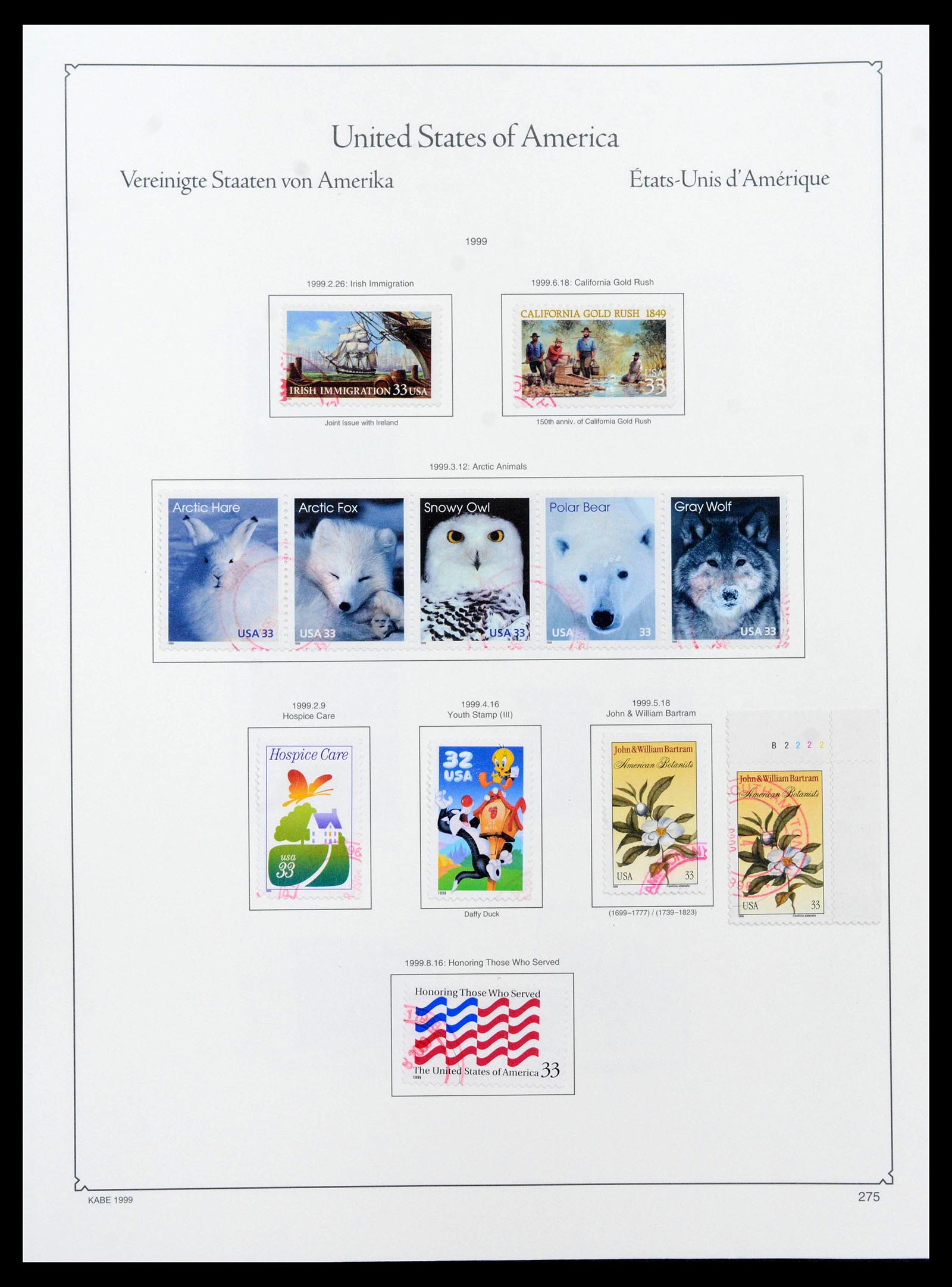 39444 0303 - Postzegelverzameling 39444 USA 1861-2008.