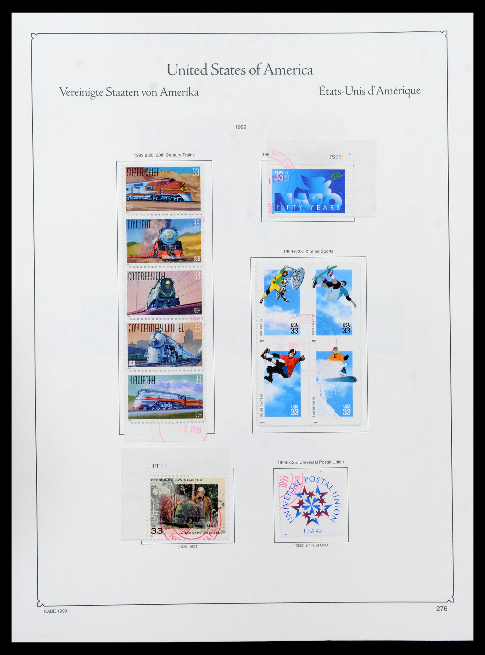 39444 0304 - Postzegelverzameling 39444 USA 1861-2008.