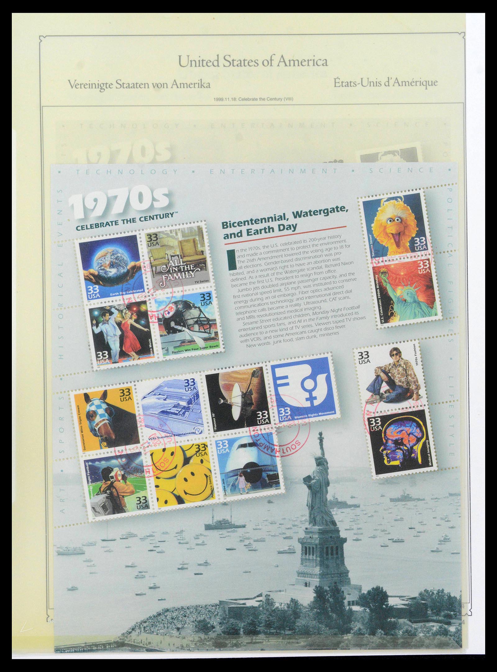39444 0312 - Postzegelverzameling 39444 USA 1861-2008.