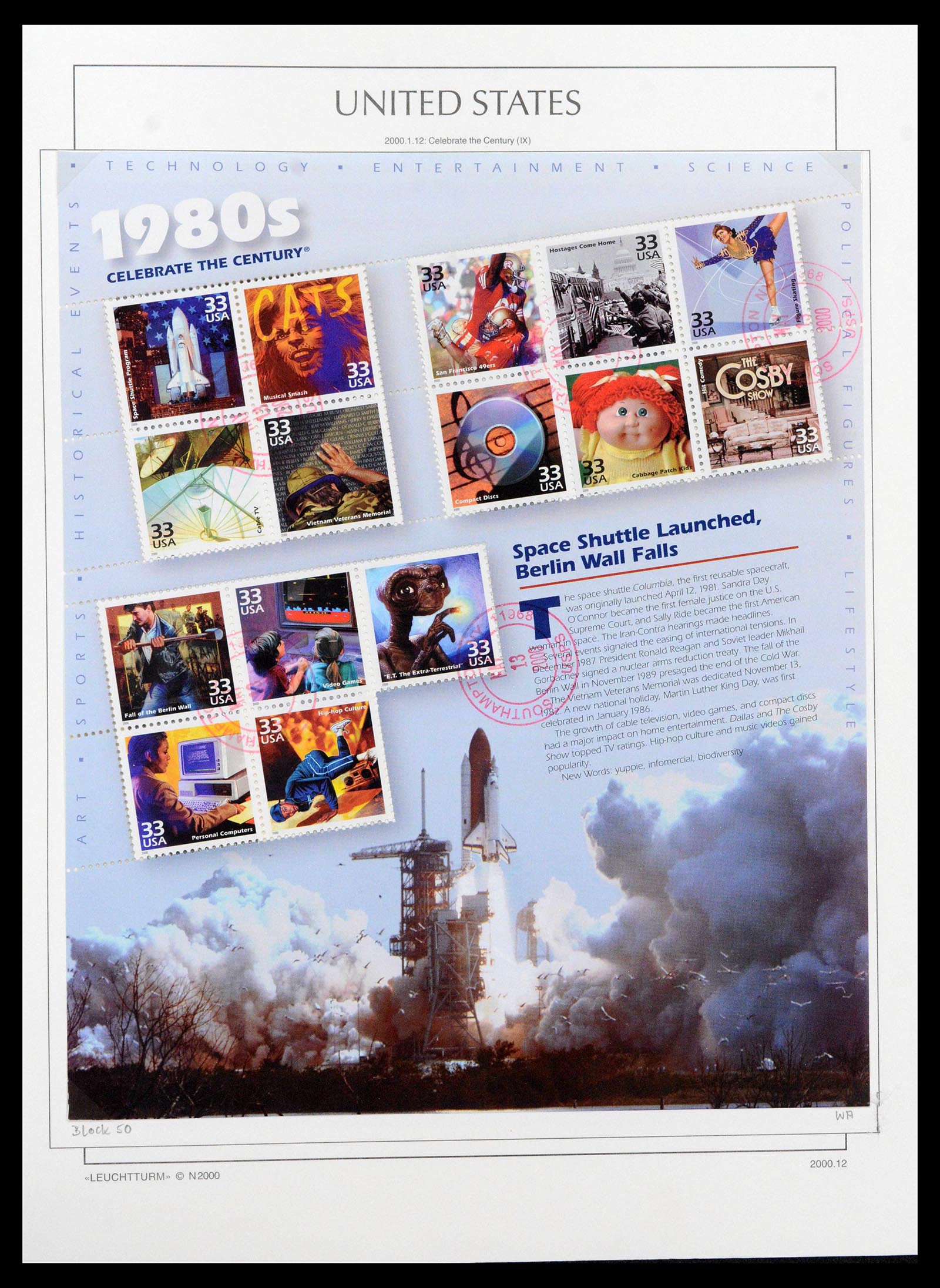 39444 0329 - Postzegelverzameling 39444 USA 1861-2008.