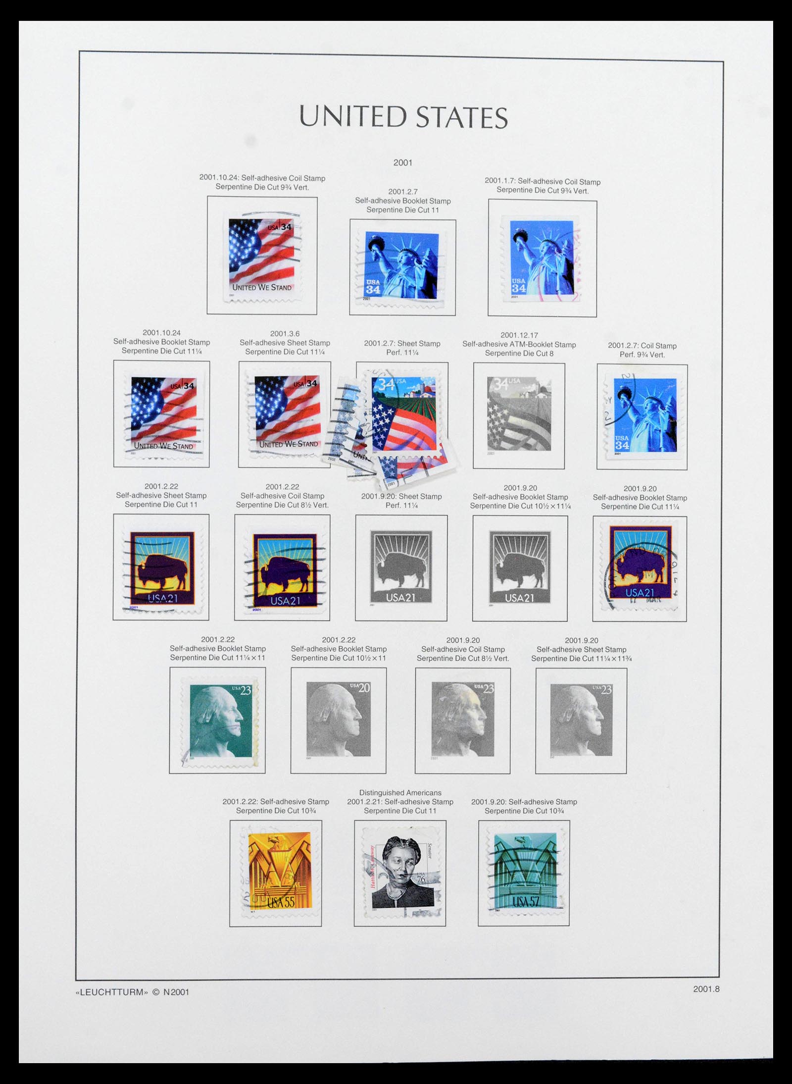 39444 0341 - Postzegelverzameling 39444 USA 1861-2008.