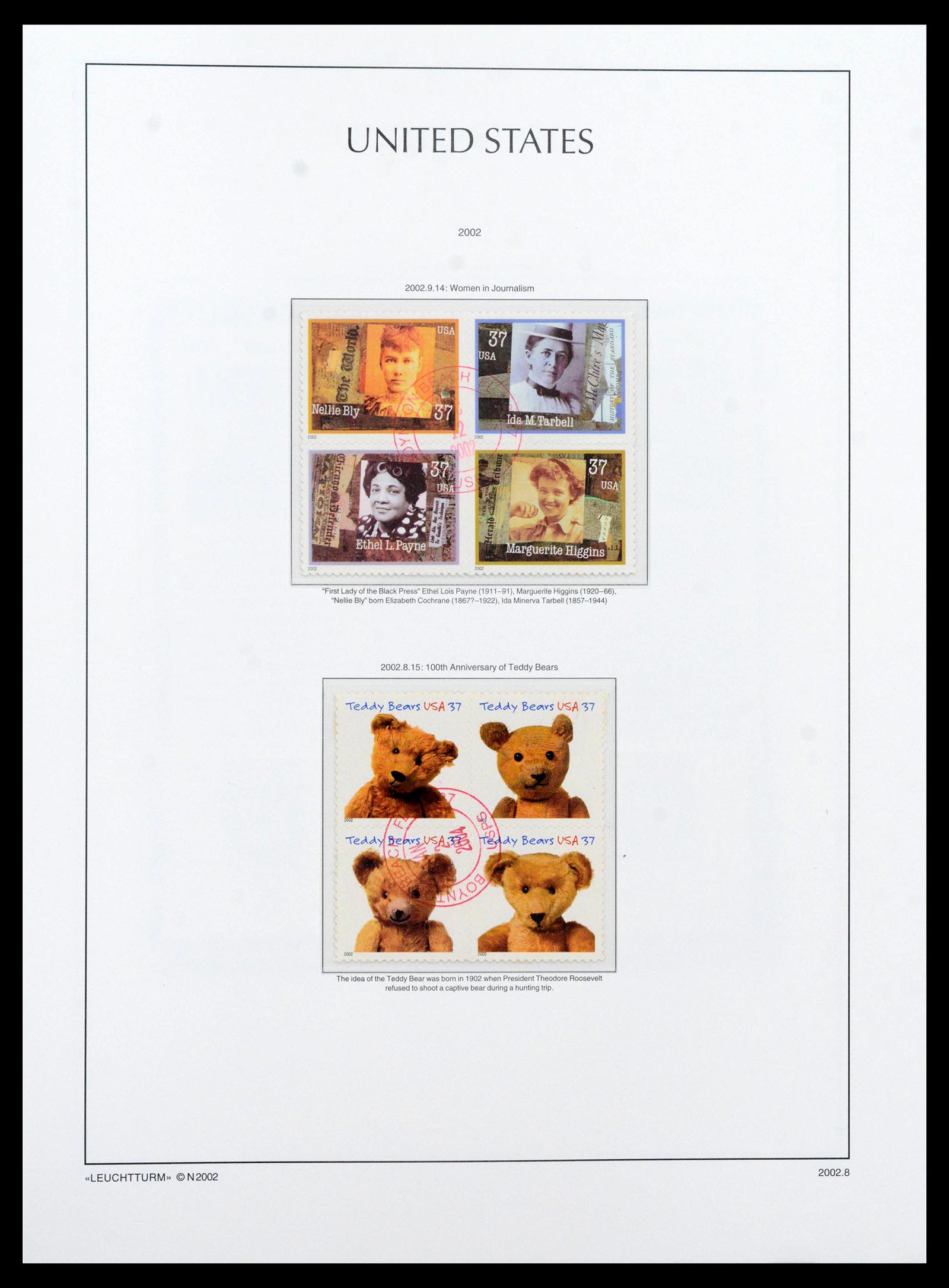 39444 0351 - Postzegelverzameling 39444 USA 1861-2008.