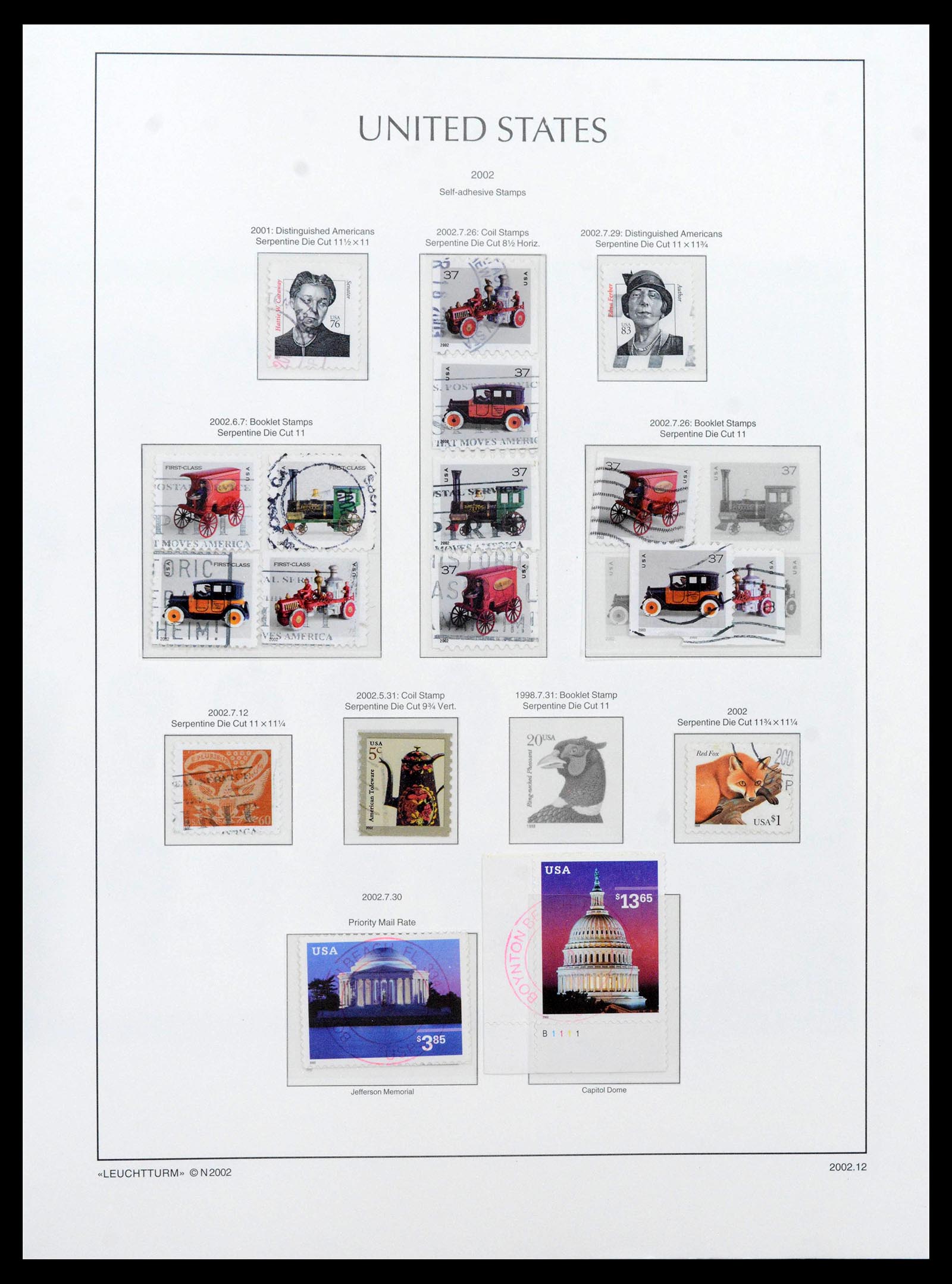 39444 0355 - Postzegelverzameling 39444 USA 1861-2008.