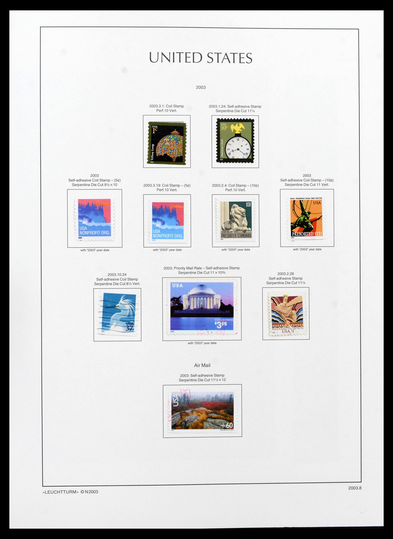 39444 0365 - Postzegelverzameling 39444 USA 1861-2008.