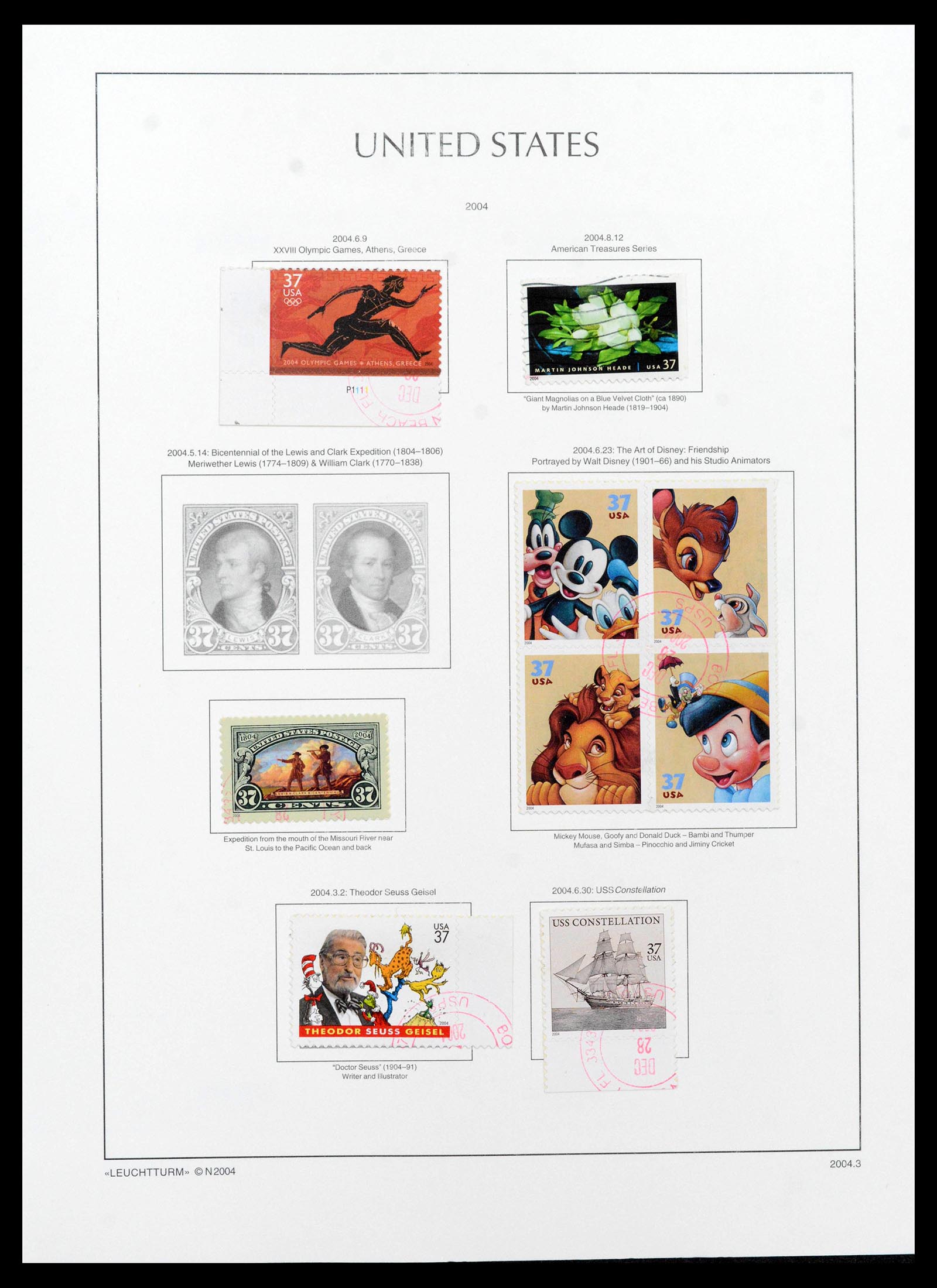 39444 0369 - Postzegelverzameling 39444 USA 1861-2008.