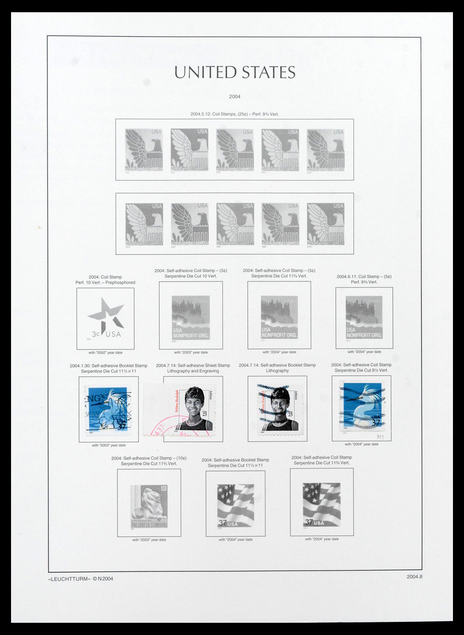 39444 0375 - Postzegelverzameling 39444 USA 1861-2008.