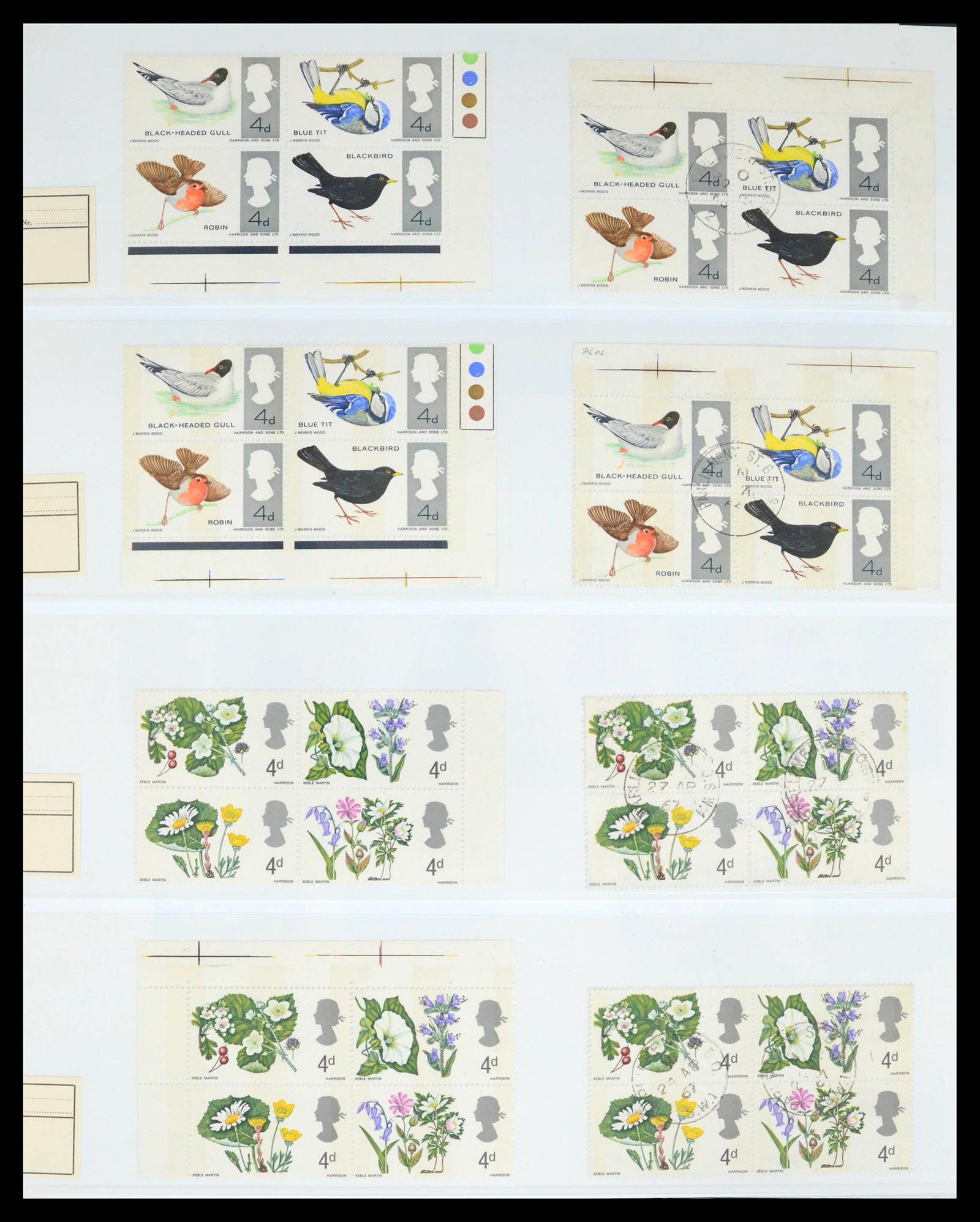 39462 0024 - Postzegelverzameling 39462 Engeland 1952-1981.