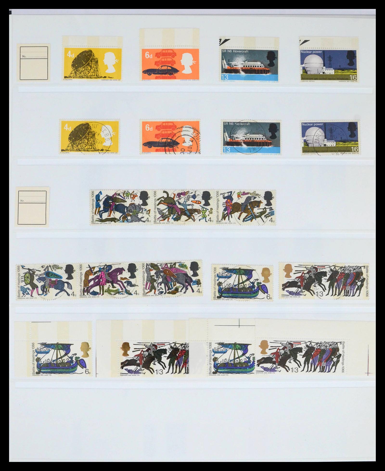 39462 0031 - Postzegelverzameling 39462 Engeland 1952-1981.