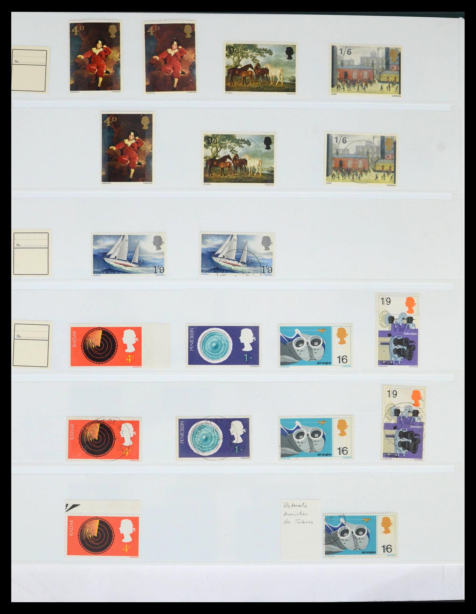 39462 0036 - Postzegelverzameling 39462 Engeland 1952-1981.