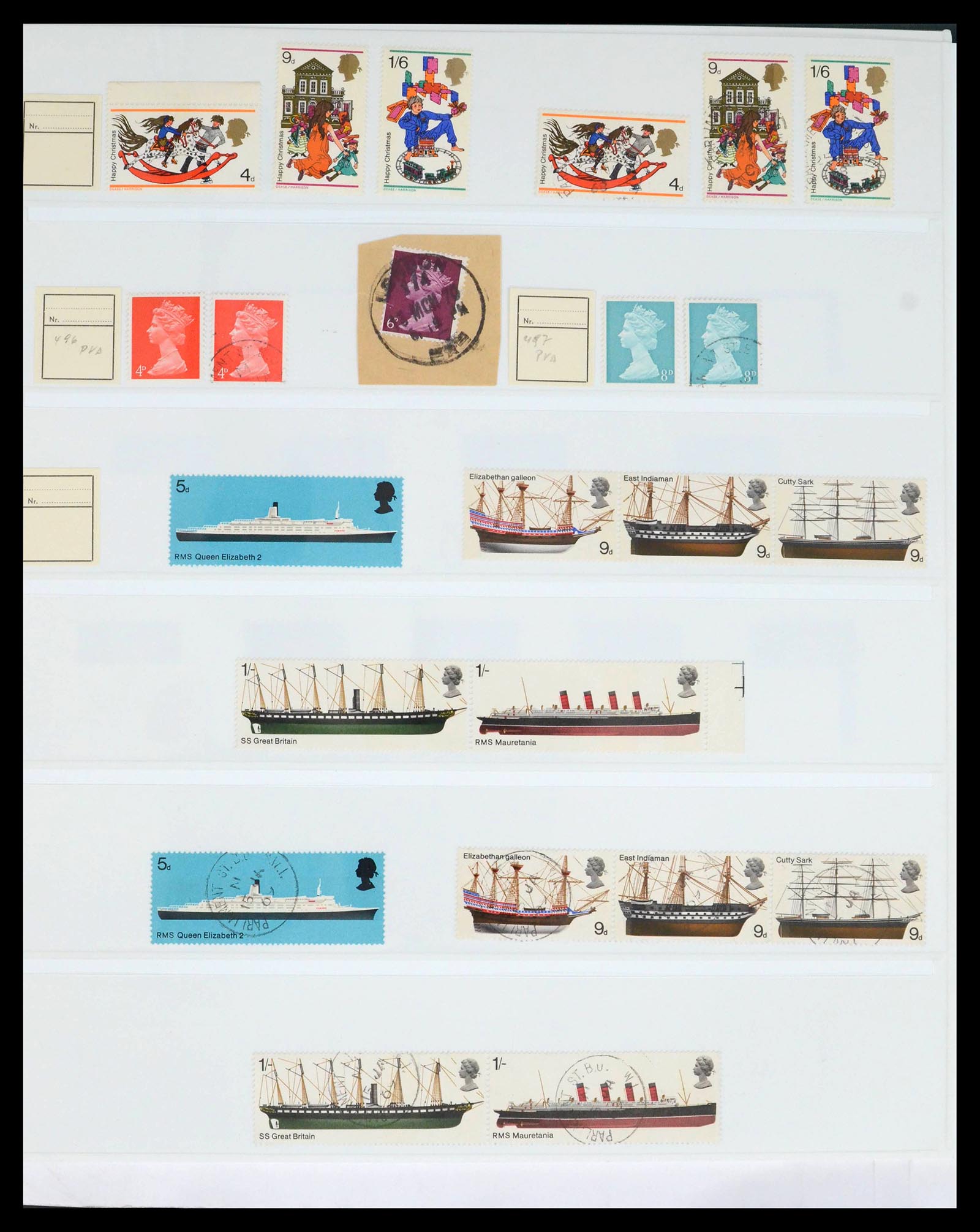 39462 0040 - Postzegelverzameling 39462 Engeland 1952-1981.