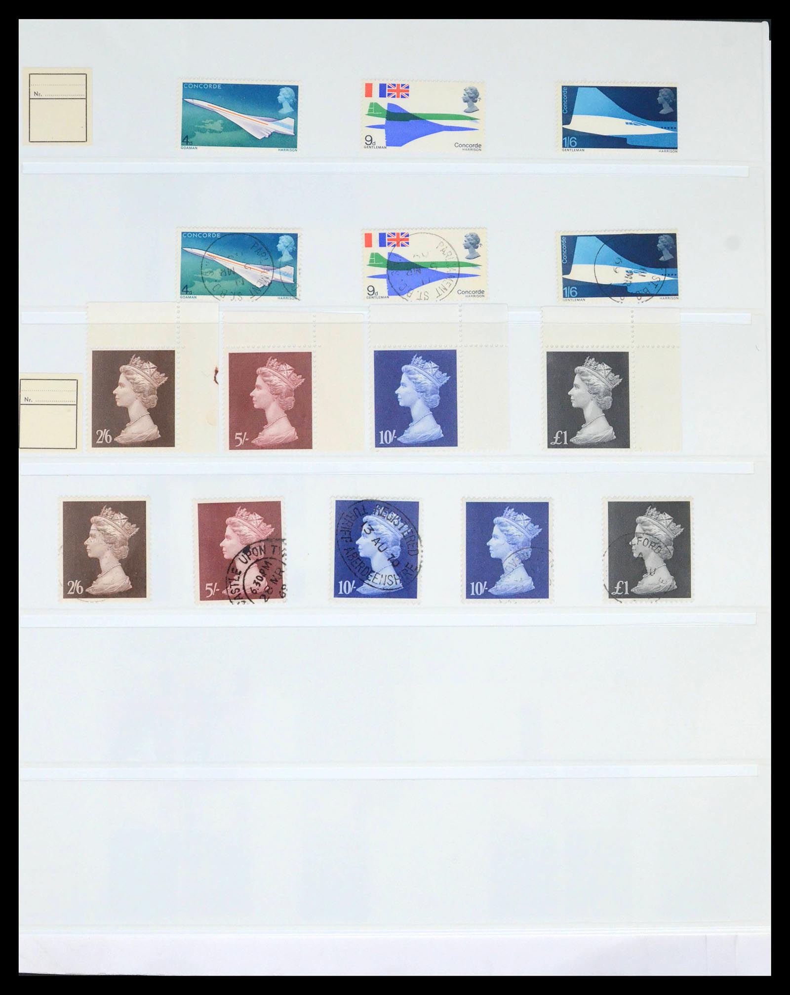39462 0041 - Postzegelverzameling 39462 Engeland 1952-1981.