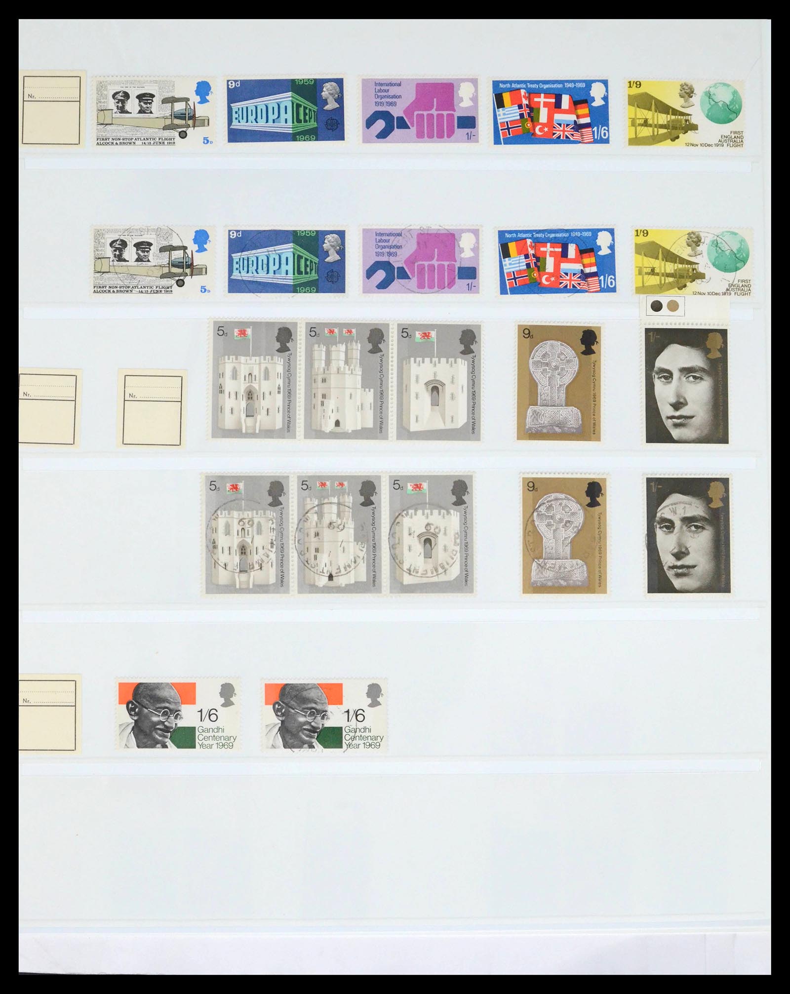 39462 0042 - Postzegelverzameling 39462 Engeland 1952-1981.